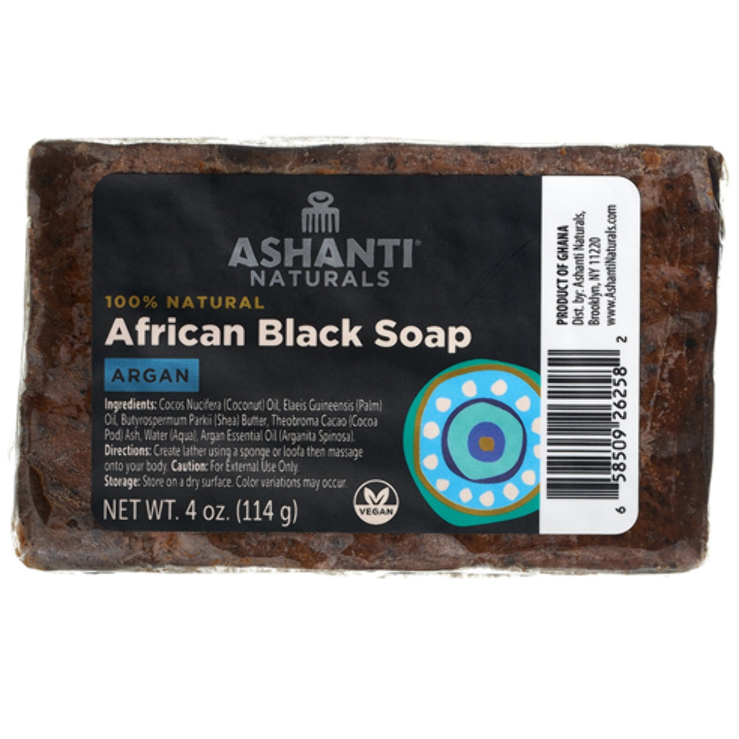 Ashanti 100% Blk Soap Bar Arg 4