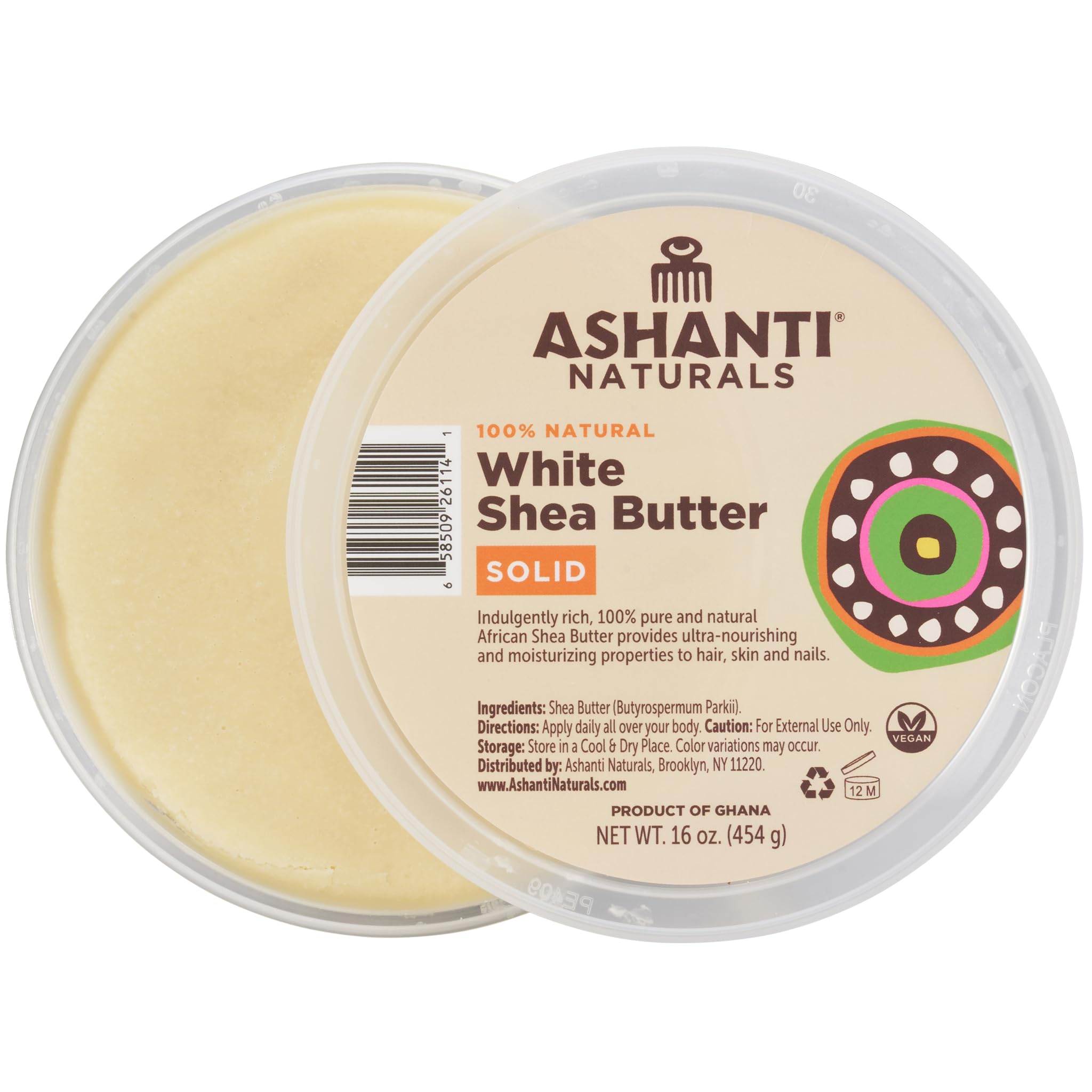 Ashanti Naturals Solid 100% African Shea Butter | Unrefined Raw Shea Butter | - Thumbnail 2