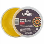 Ashanti Naturals Unrefined African Solid Yellow Shea Butter Body Butter 16 oz
