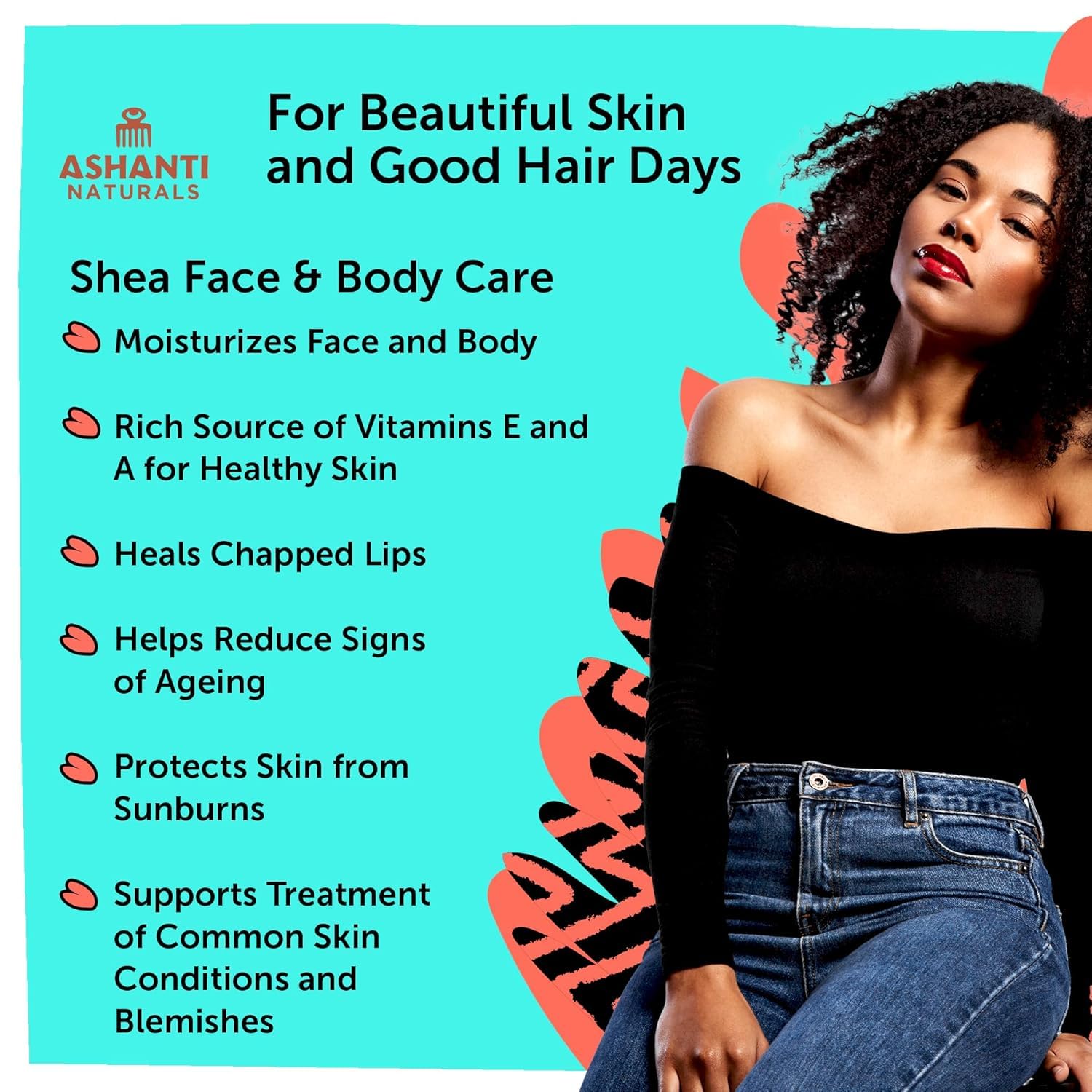 Ashanti Naturals Black Soap Bar | Exfoliating Natural Soap With Shea Butter - Thumbnail 3