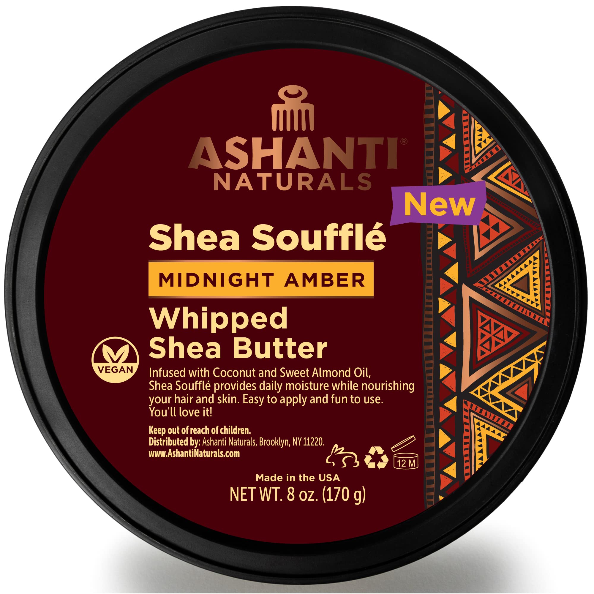 Ashanti Naturals Scented Whipped Shea Butter | Unrefined Shea Butter From Ghana
