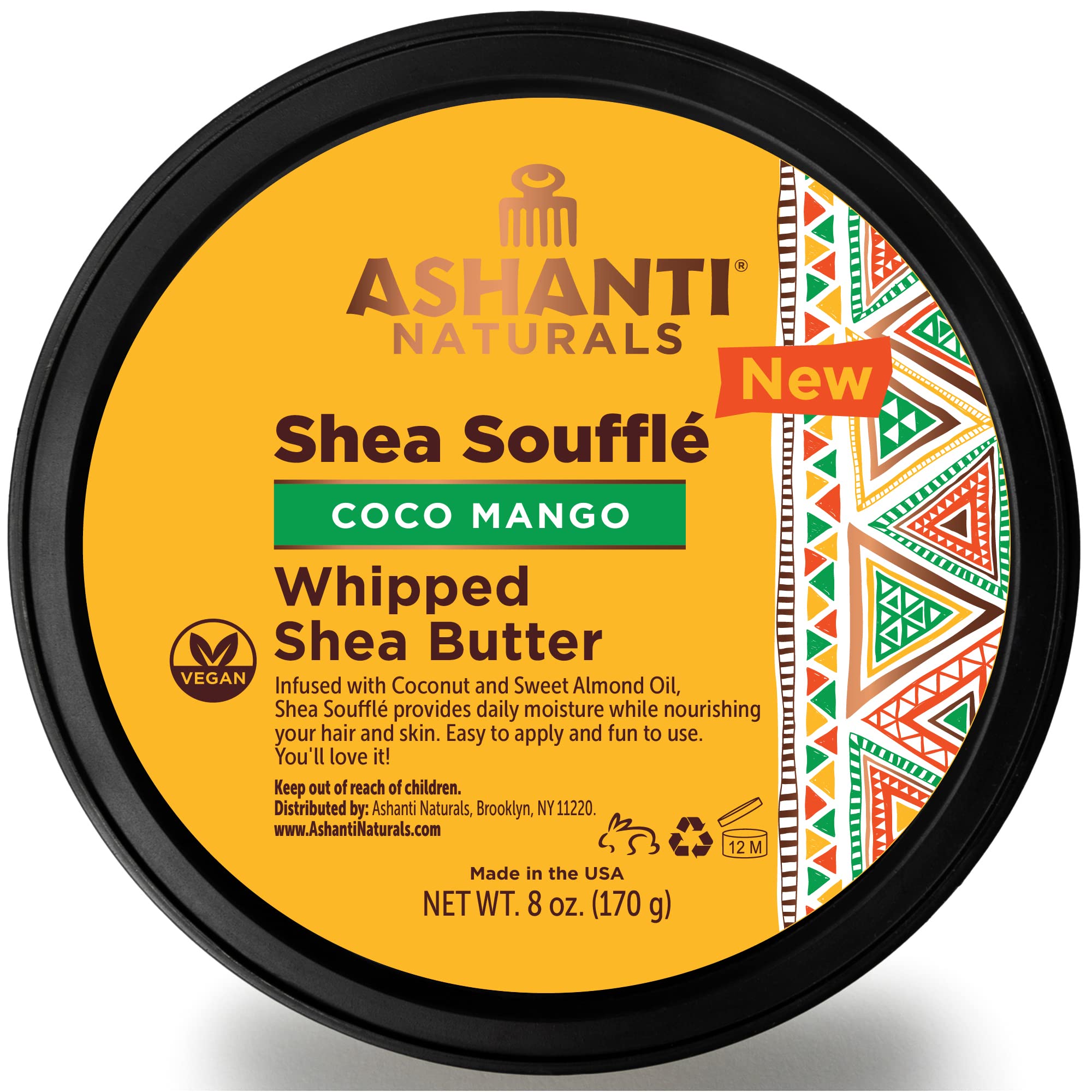 Ashanti Naturals Scented Whipped Shea Butter | Unrefined Shea Butter From Ghana