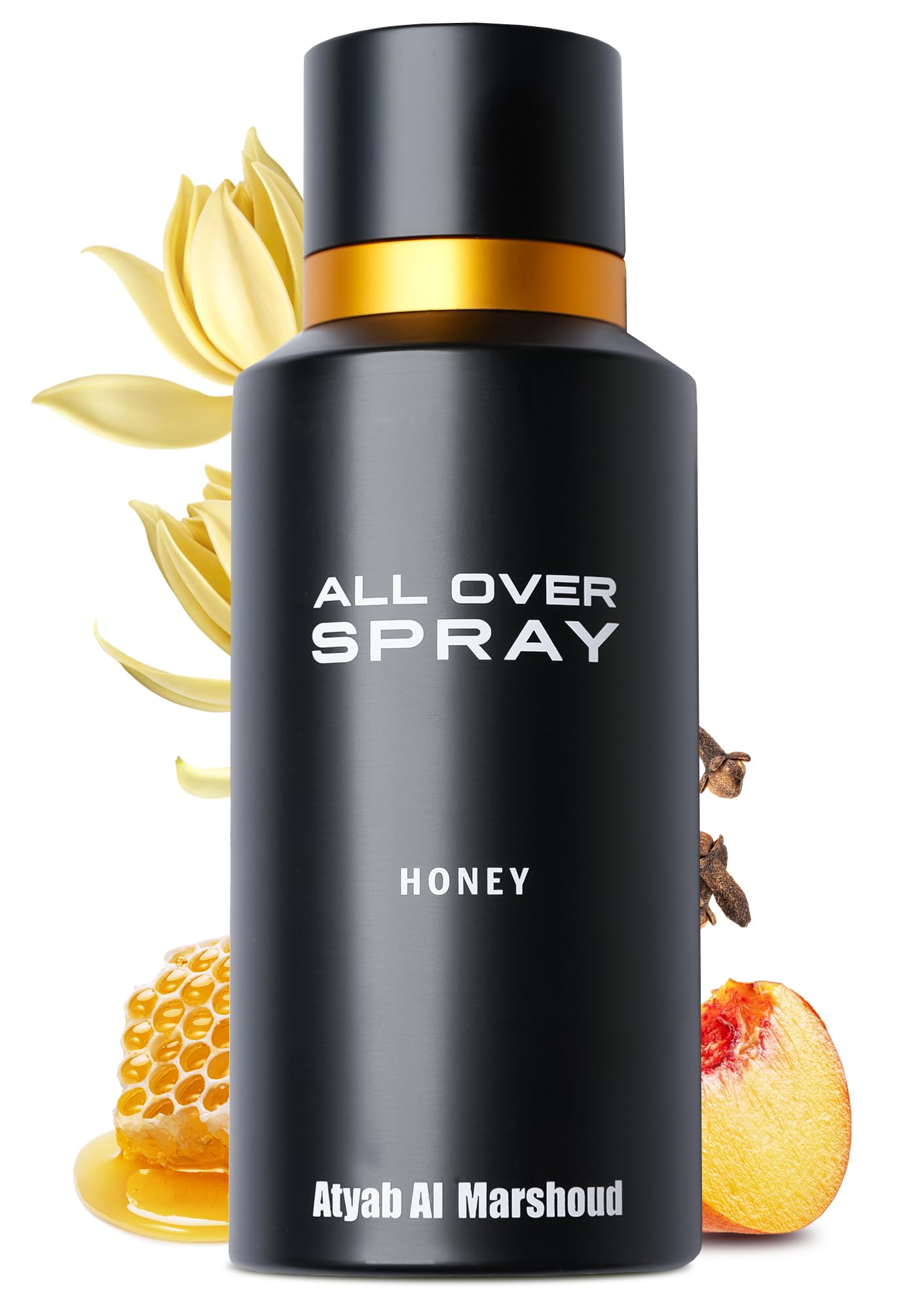 [Deodorant] Atyab Al Marshoud Honey All Over # Body Mist and Women Up To 24h Lasting For