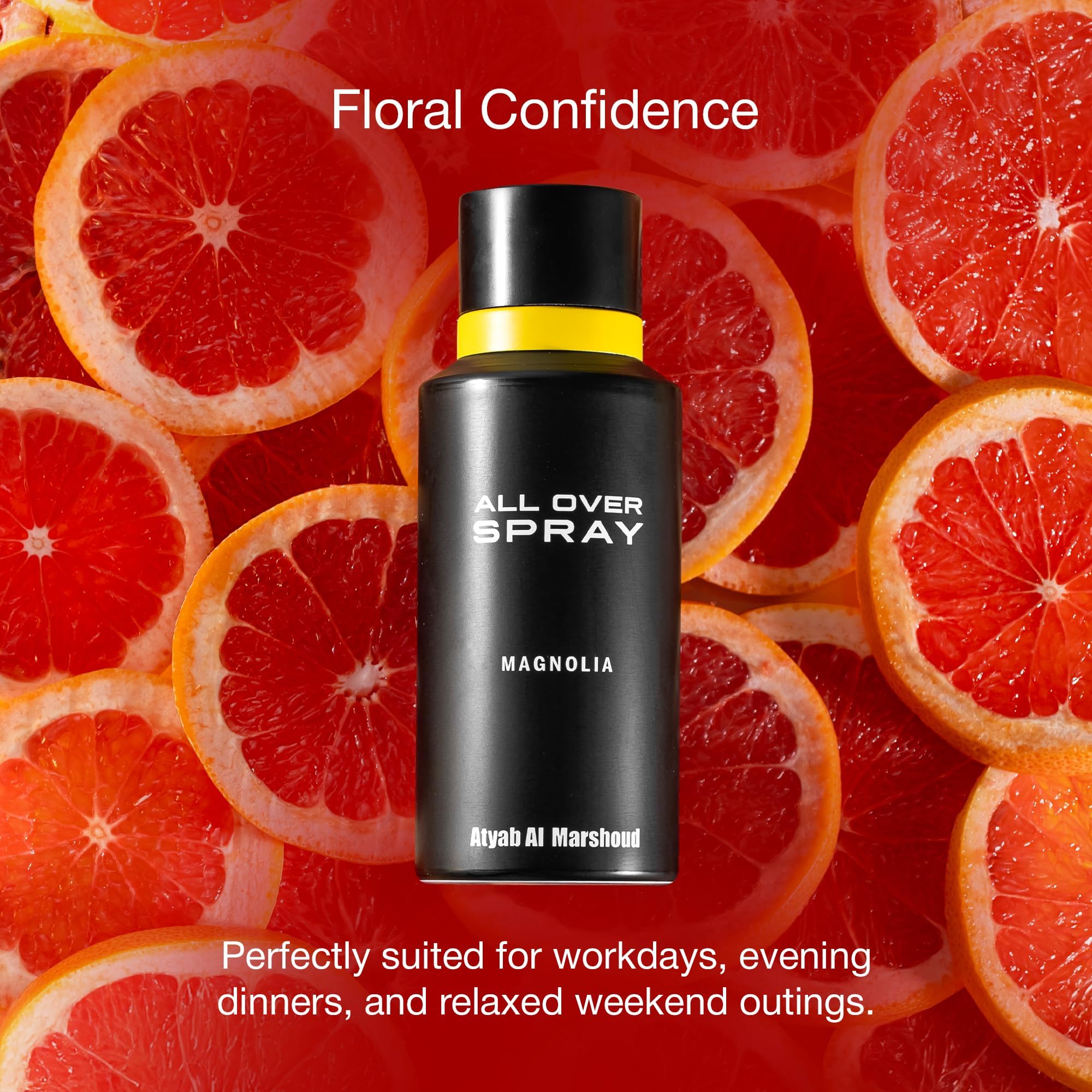 [Deodorant] Atyab Al Marshoud Magnolia All Over Long Lasting Unisex Body Mist Floral Fruity - Thumbnail 3