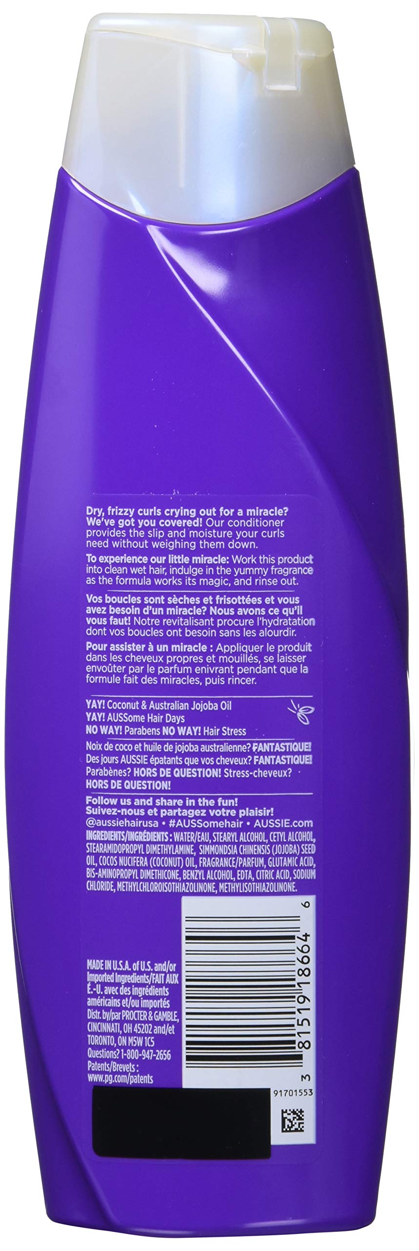 Aussie Miracle Curls Conditioner 12.1 oz - Thumbnail 2