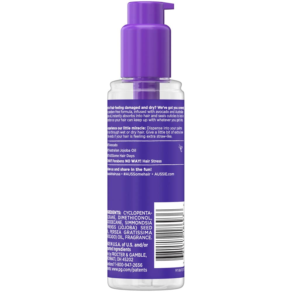 Aussie Miracle Moist Intense Hydration Oil With Jojoba Oil 3.2 oz - Thumbnail 2