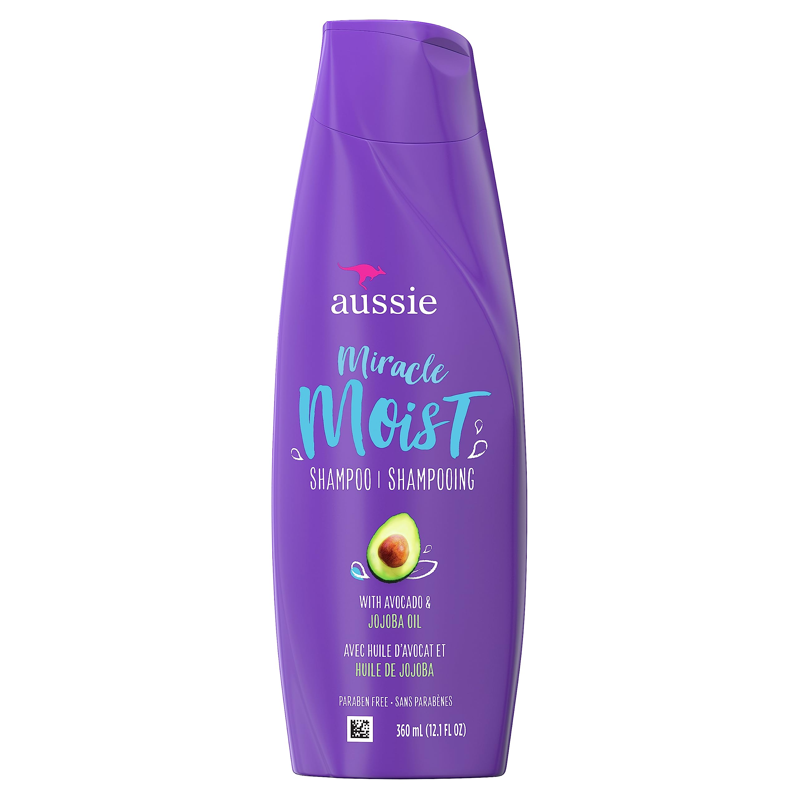 Aussie for Dry Hair Paraben Free Miracle Moist Shampoo W/avocado Jojoba 12.1