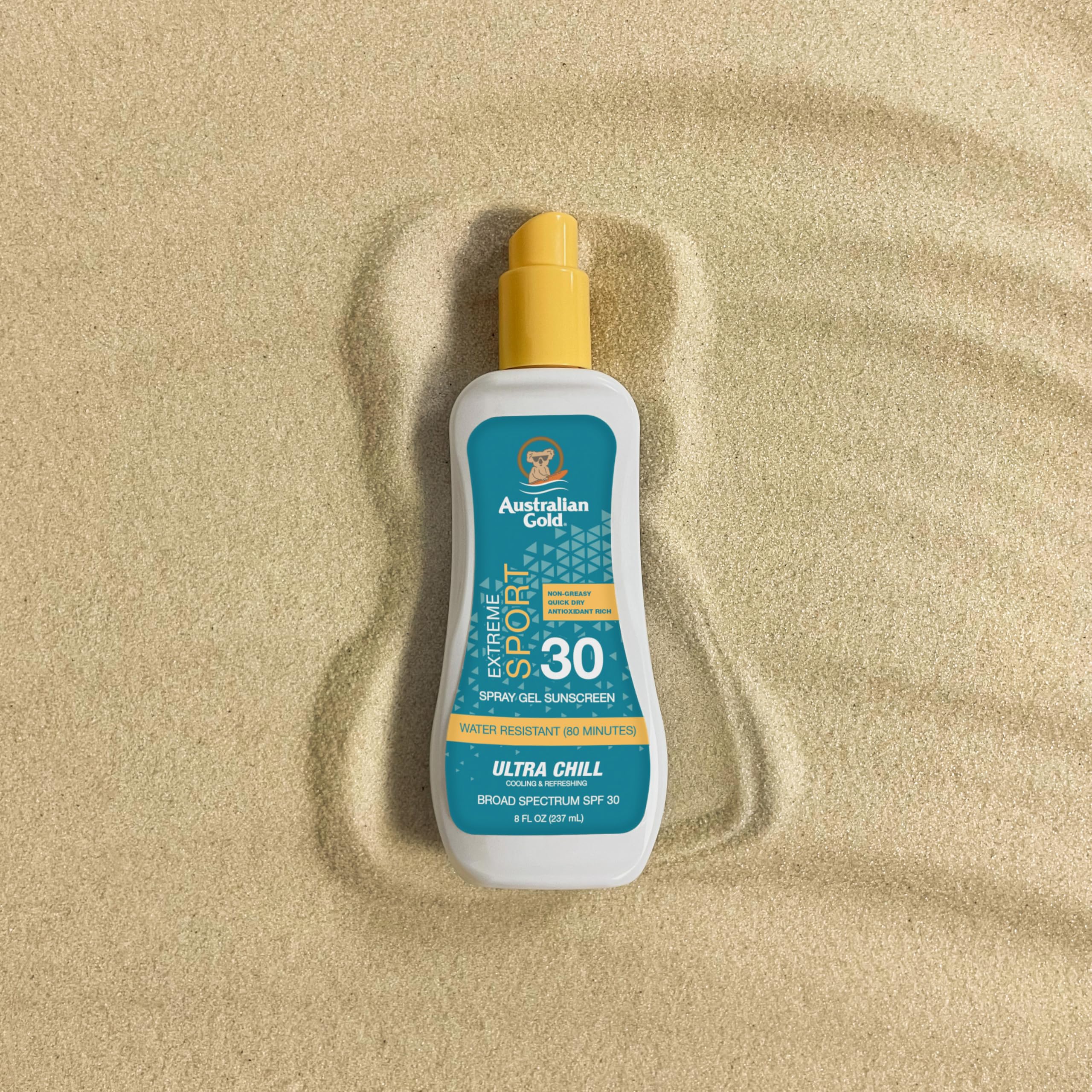Australian Gold Extreme Sport Gel Sunscreen Spf 30 | Broad Spectrum | Sweat - Thumbnail 3