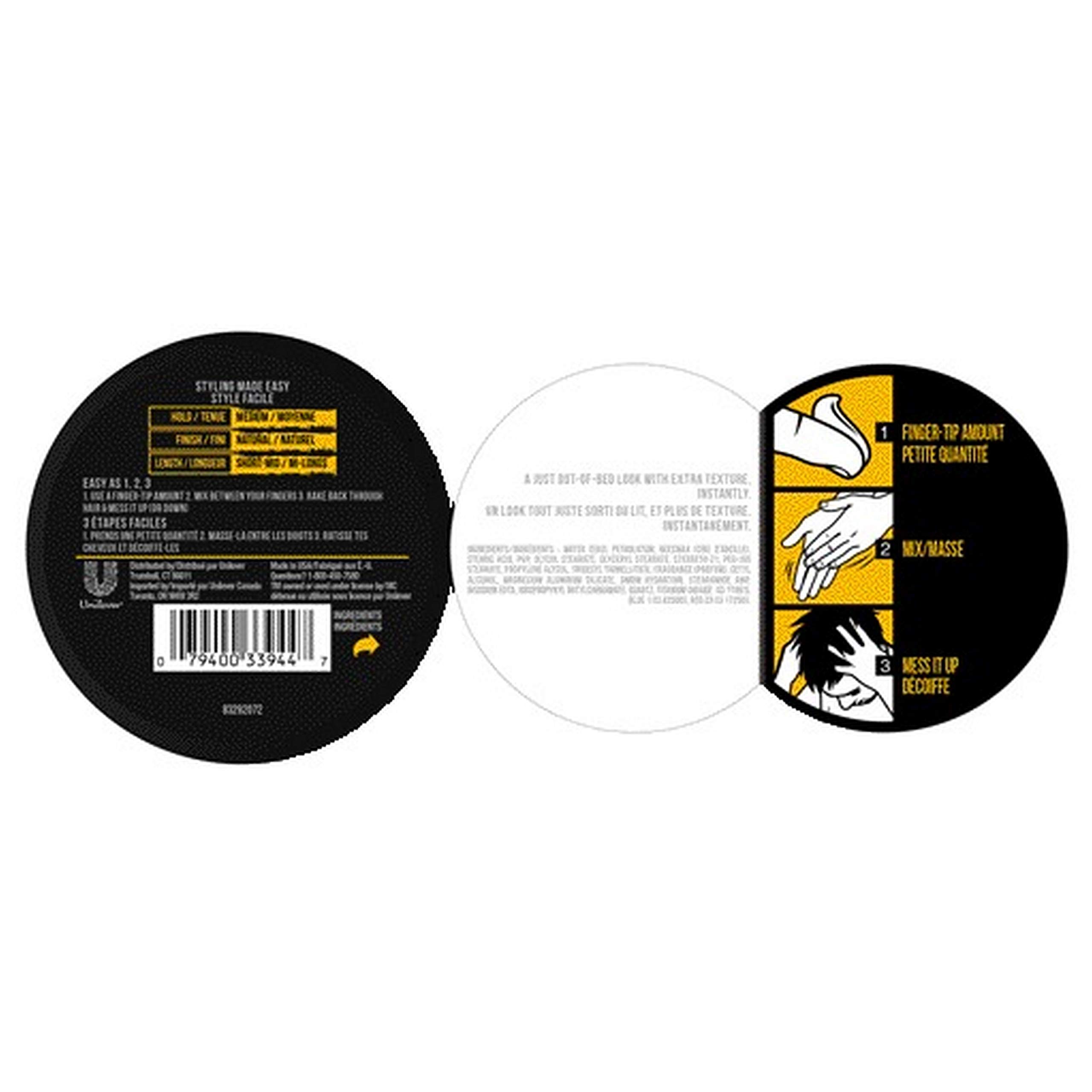 Axe Messy Look Hair Paste Flexible Pack of 3 2.64 oz - Thumbnail 2