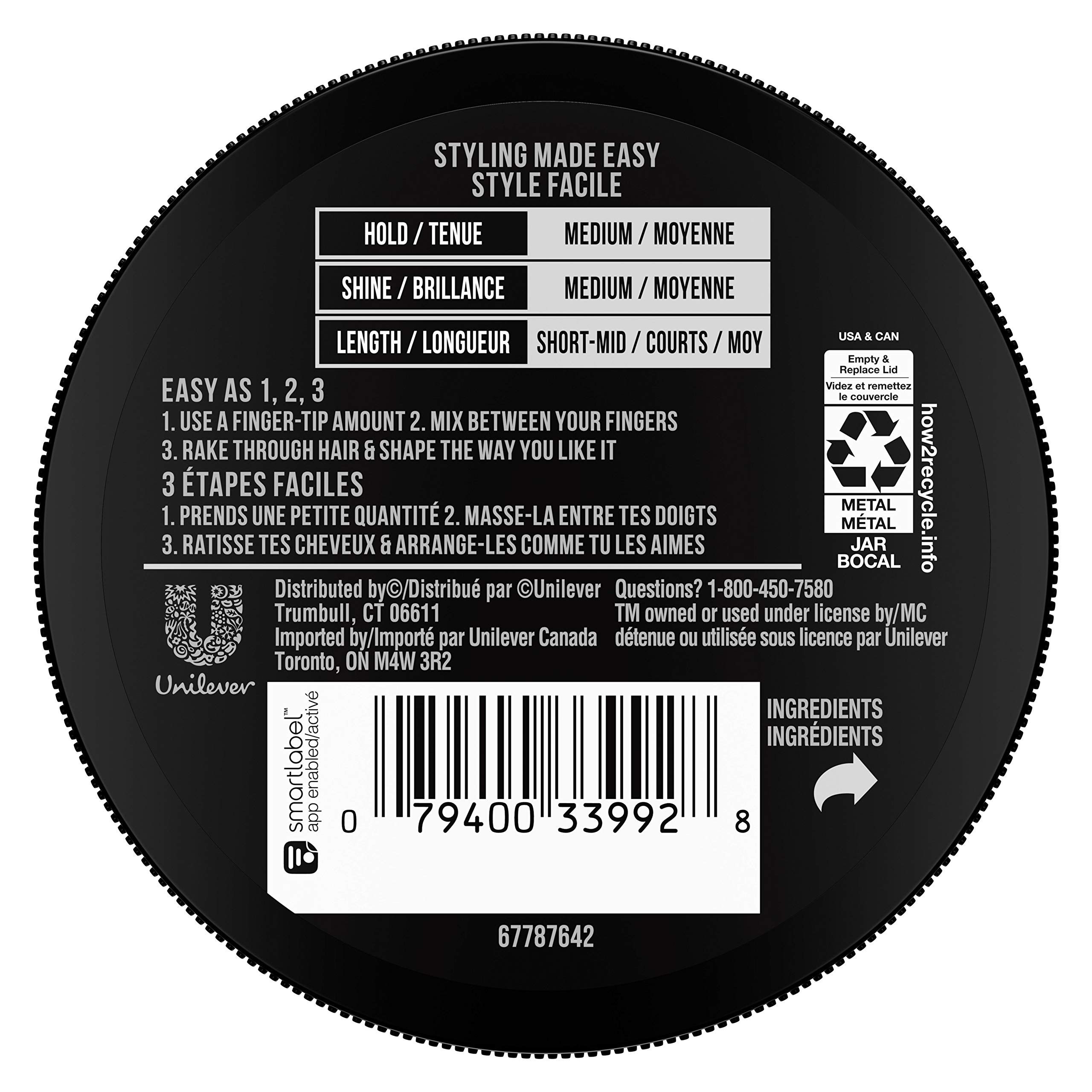 Axe Natural Look Hair Cream Softening 2.64 oz - Thumbnail 2