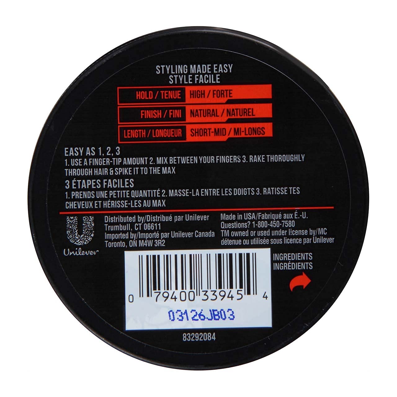 Axe Styling Spiked Up Look Putty 2.64 oz - Thumbnail 3