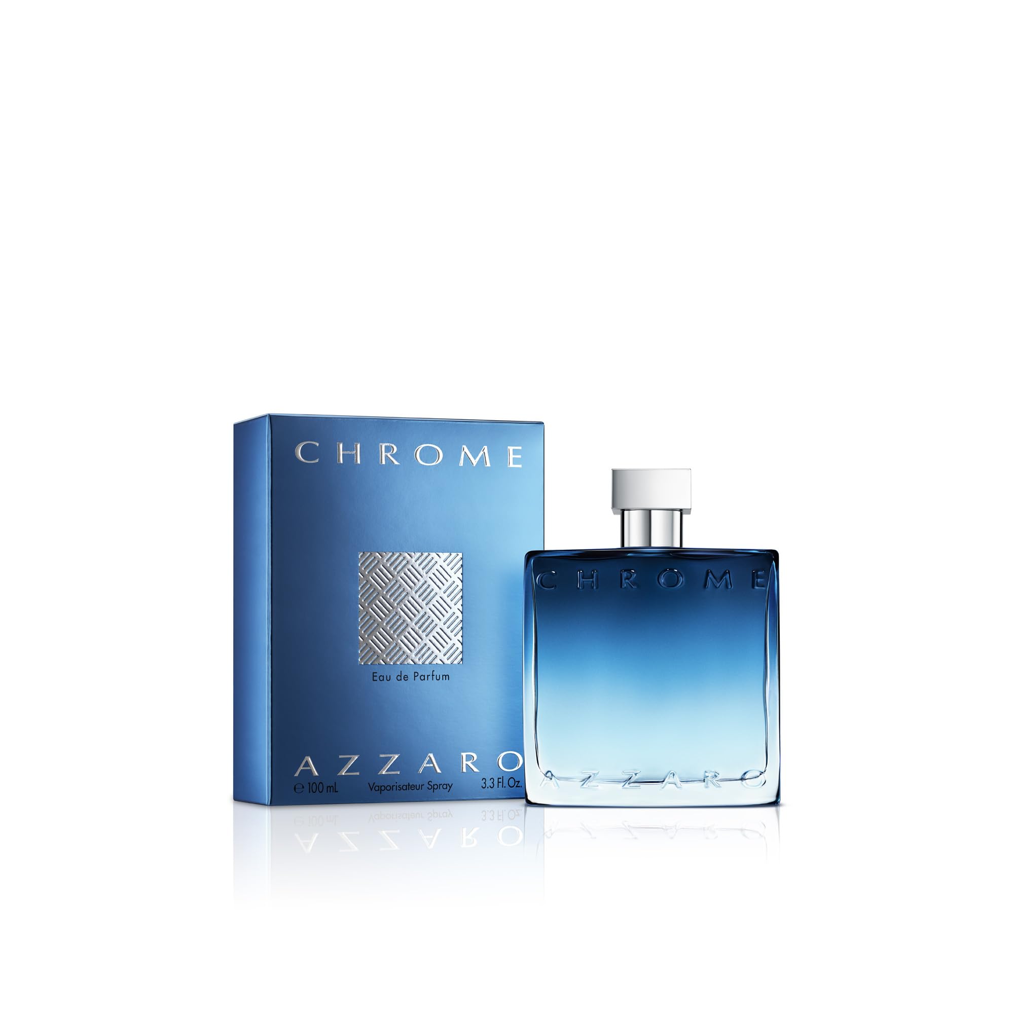 Azzaro Chrome Fresh Aquatic Cologne Fougère Aromatic Woody Citrus Notes Lasting
