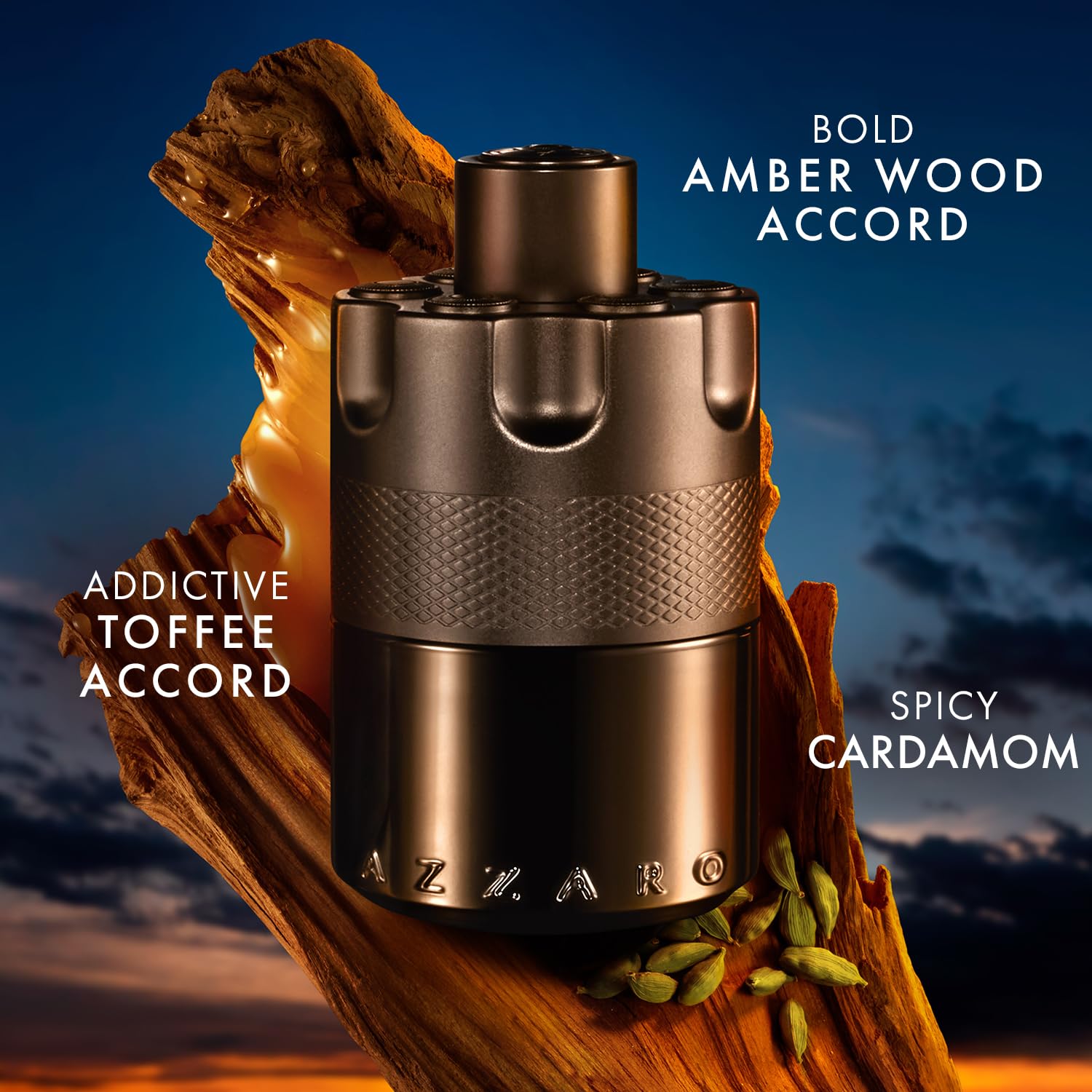 Azzaro the Most Wanted Intense Cologne For Men EDP 3.4 oz - Thumbnail 2