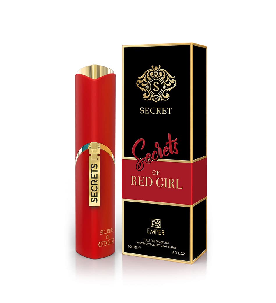 Emper Secrets of Red Girl /3.4 Fl.oz For Women 100 ml