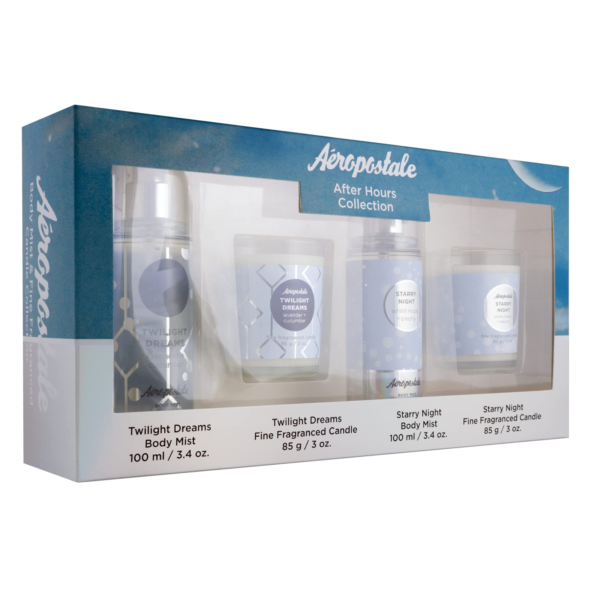 [Set] Aeropostale After Hour 2x3.4 Body Mist + 2x 3.0 Candles Usa 1pcs Bybox - Thumbnail 2