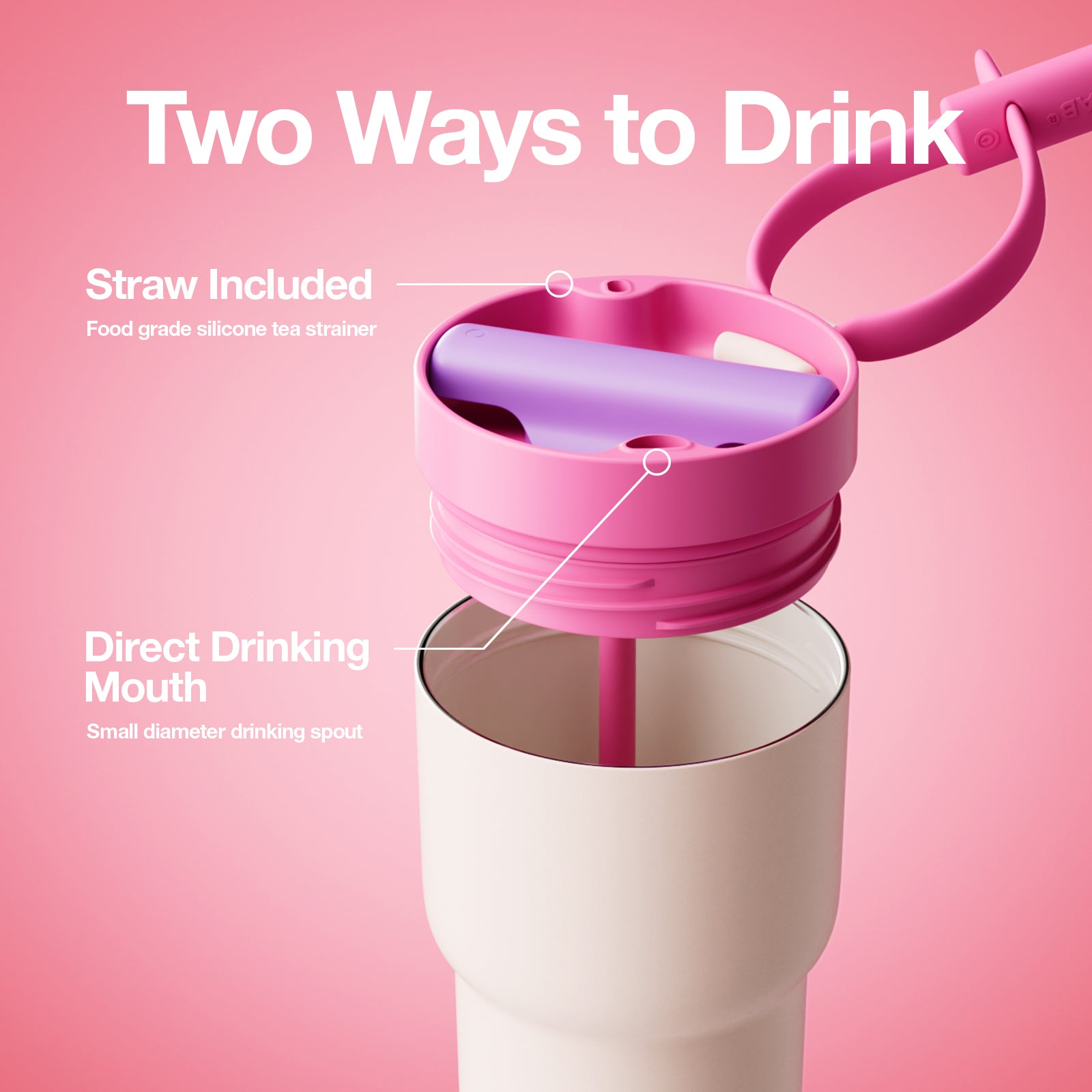 Twist Tumbler-Pink Purple - Thumbnail 6