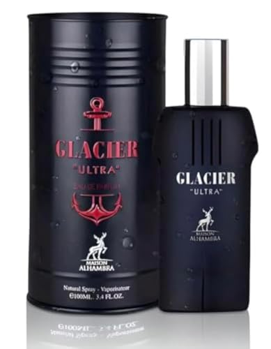 Glacier Ultra By Maison Alhambra For Men EDP 3.4 oz - Thumbnail 2
