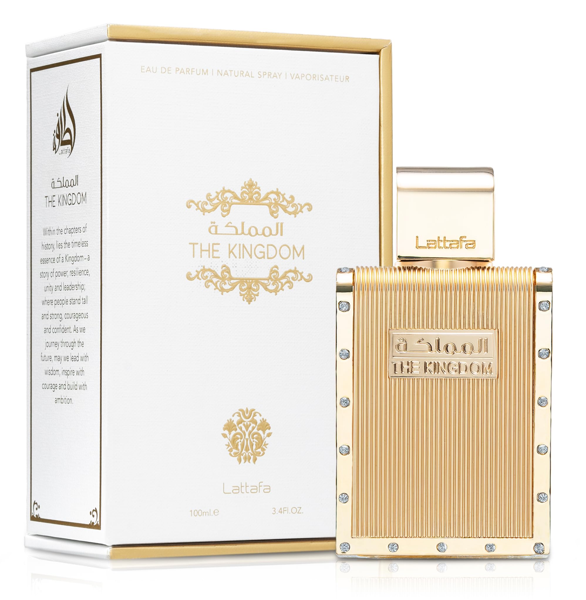 Lattafa the Kingdom For Men EDP 3.4 oz