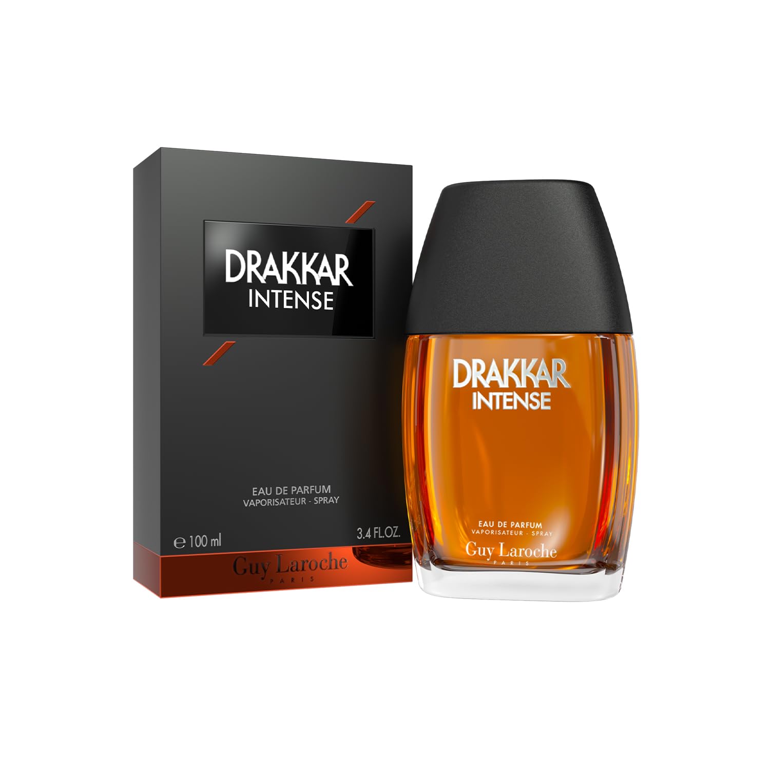 Guy Laroche Drakkar Intense Seductive Irresistible Ambery Fougere Cologne 3.4