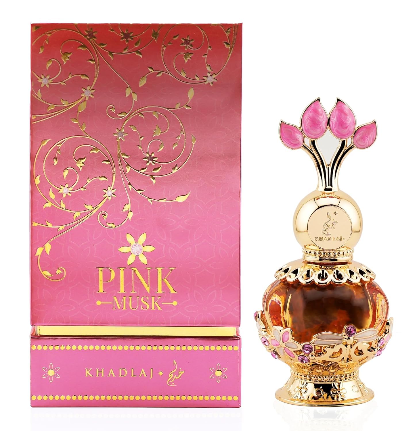 Khadlaj Perfumes Pink Musk Concentrated Oil / For Women 20 ml (0.7 oz)