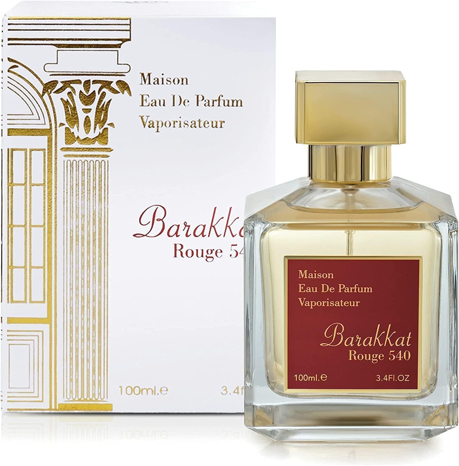 Barakkat Rouge 540 By Maison Alhambra For Women EDP 3.4 Oz - Thumbnail 2
