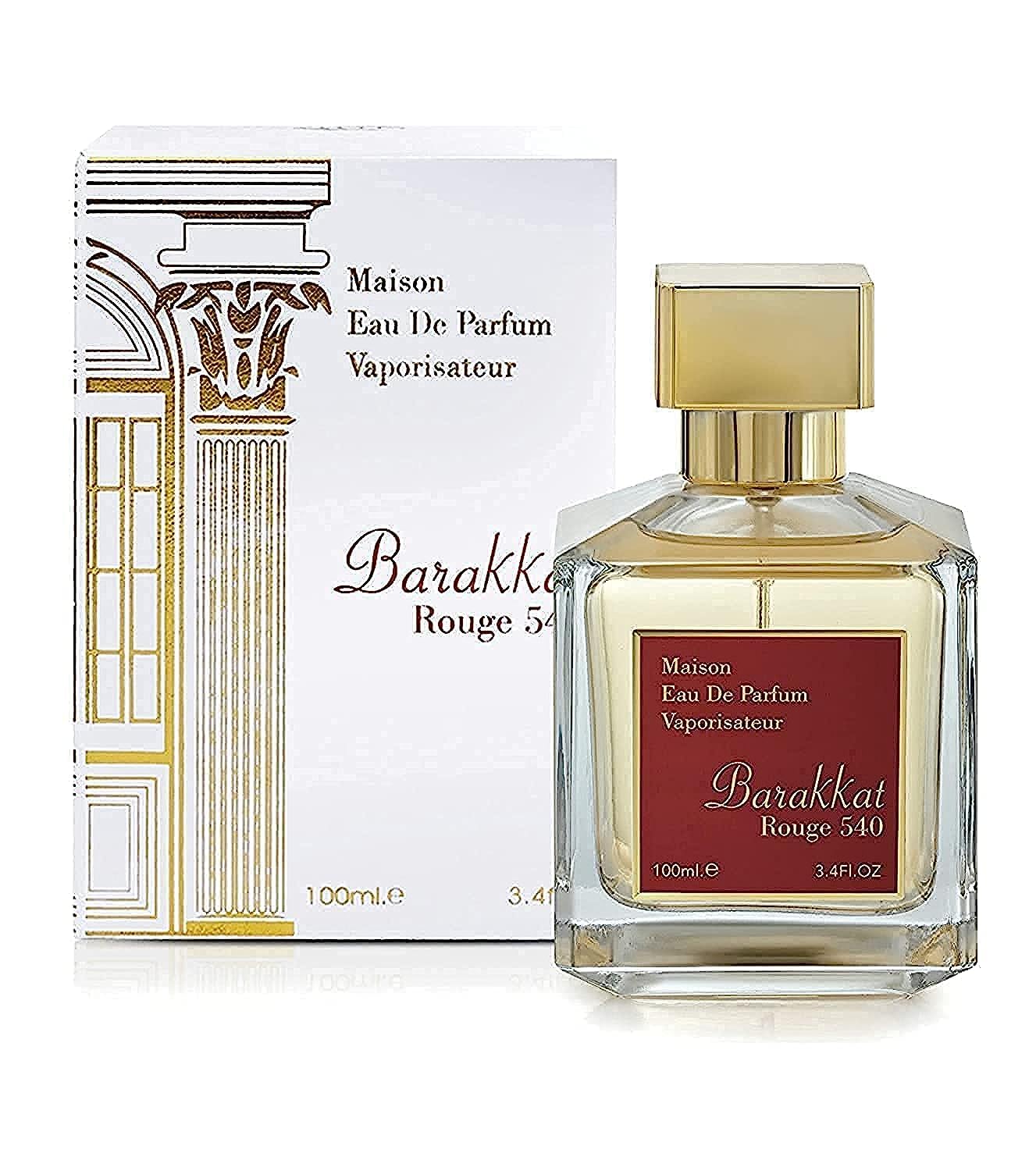 Barakkat Rouge 540 By Maison Alhambra For Women EDP 3.4 Oz
