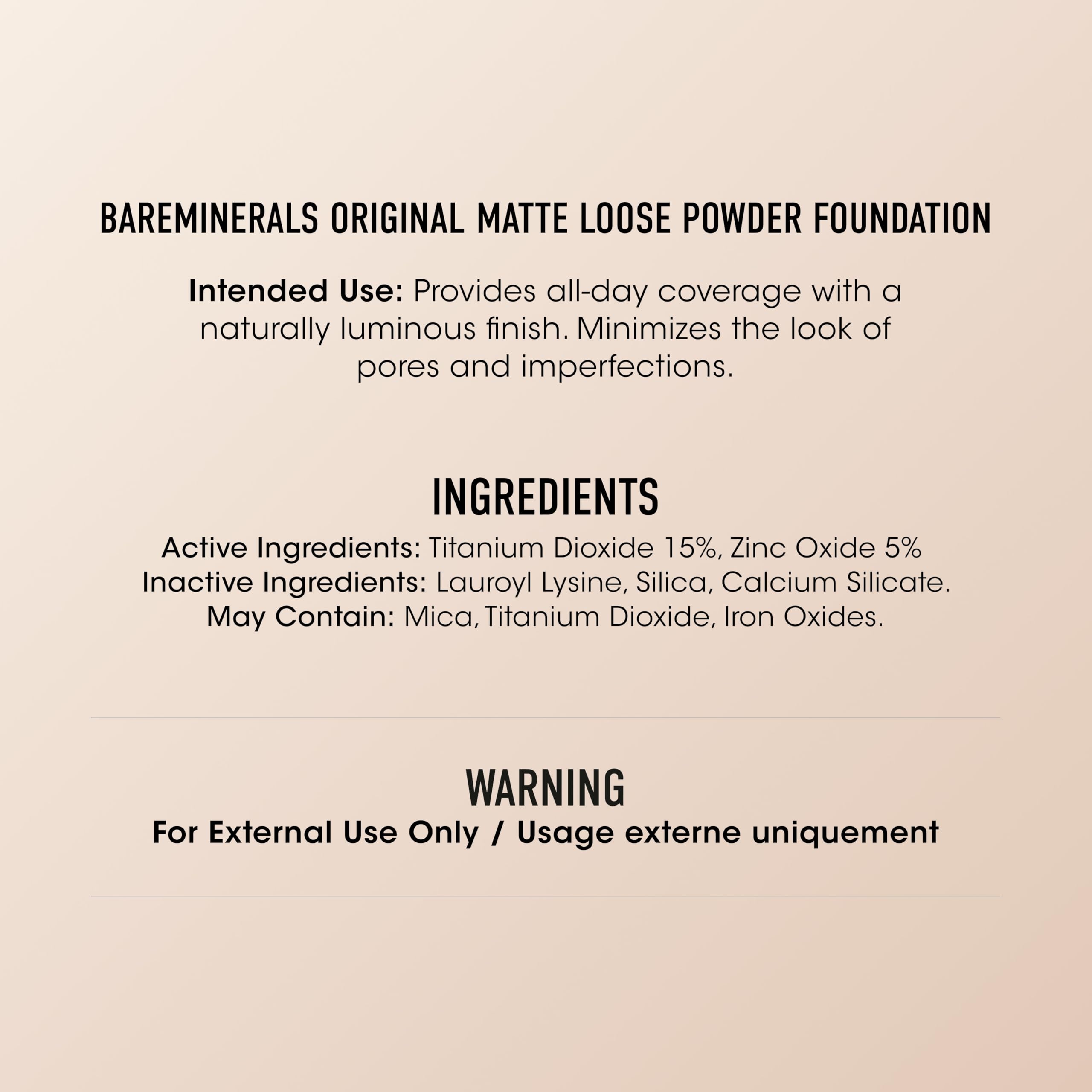 Original Matte Loose Mineral Foundation Spf 15 05 Fairly Medium Vegan Cruelty