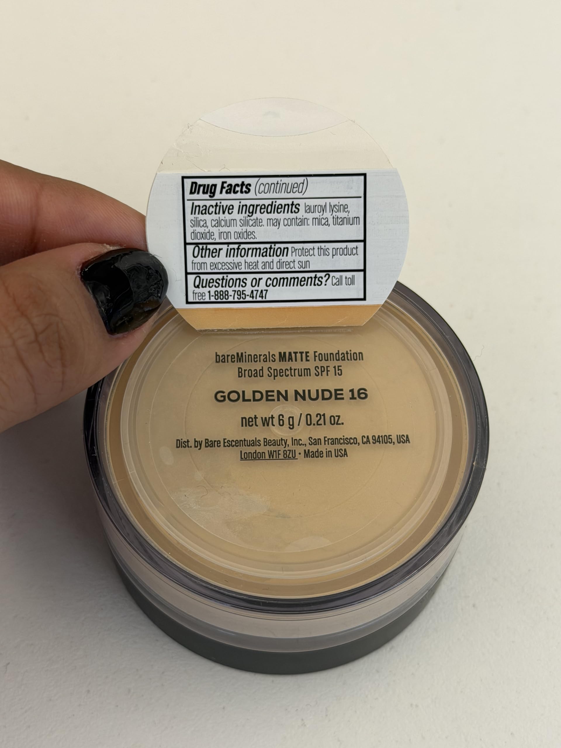 Original Matte Loose Mineral Foundation Spf 15 11 Soft Medium Vegan Cruelty - Thumbnail 2
