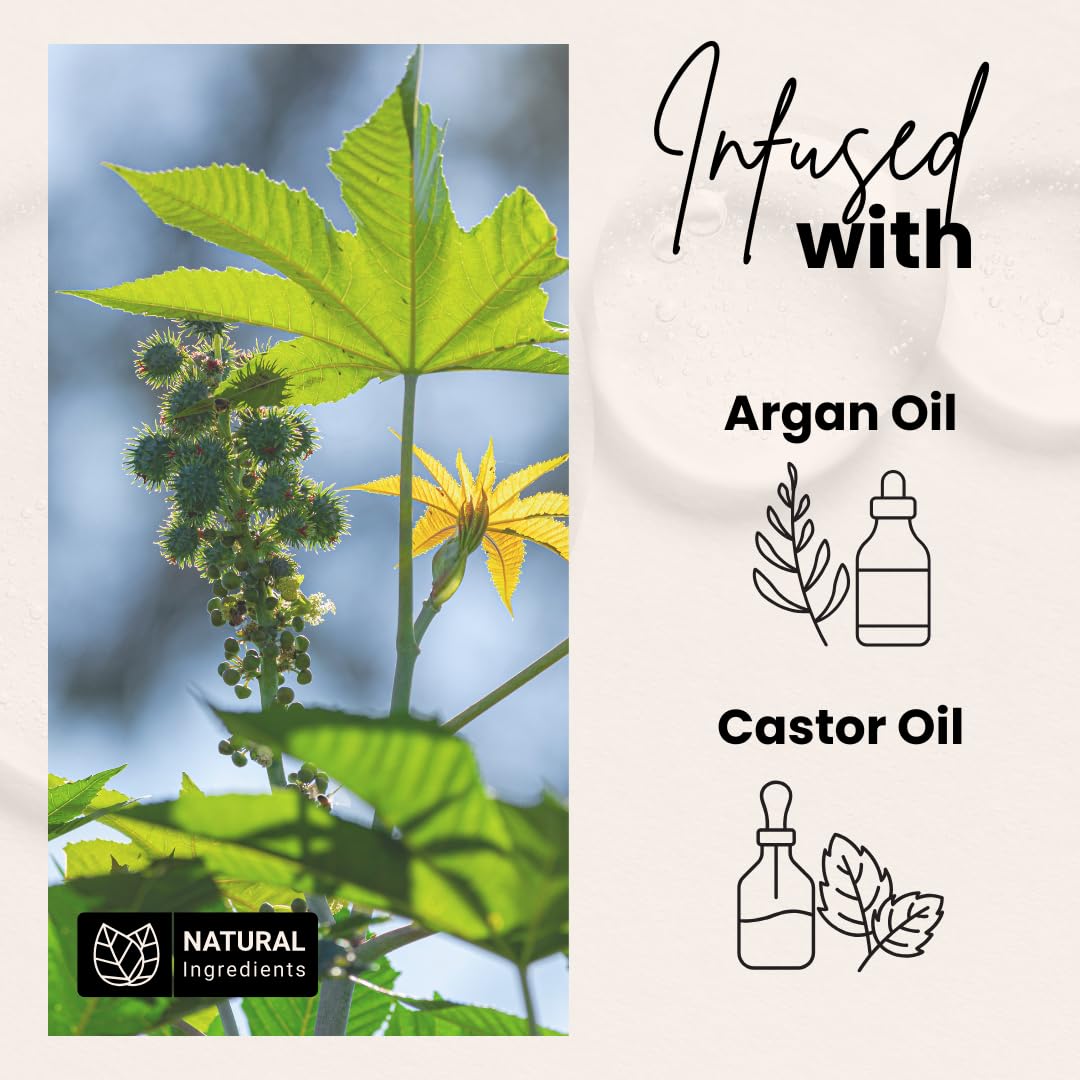 Bask Lather Strong Hold Edge Control Gel With Castor Oil Non Greasy Non Flaking - Thumbnail 3