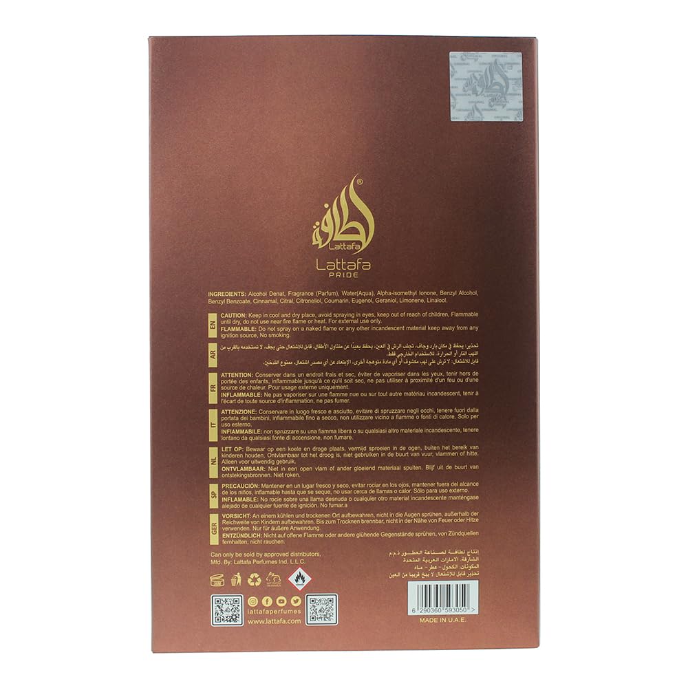 Lattafa Pride Masa for Unisex Unisex EDP 3.4 oz - Thumbnail 2