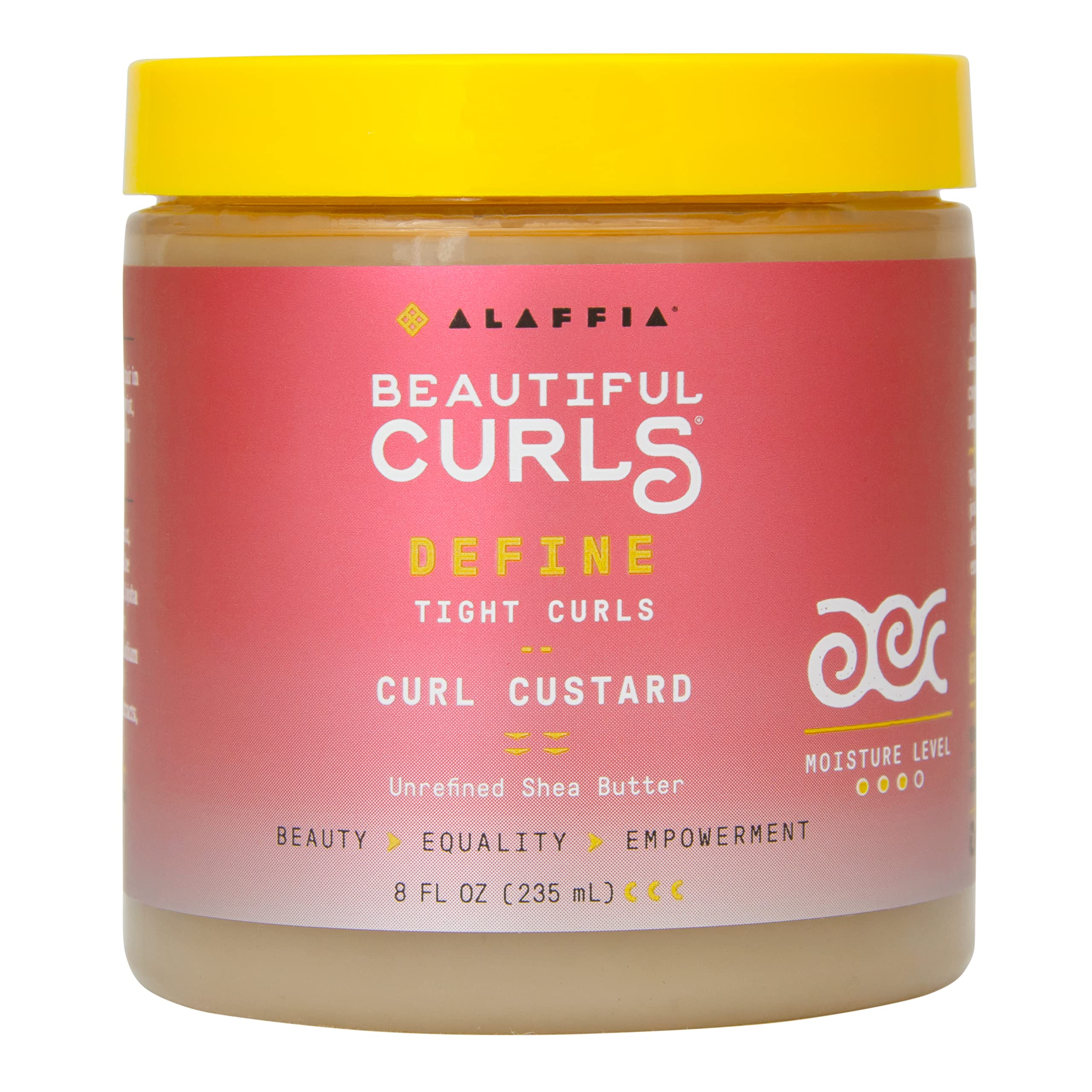 Alaffia Hair Care Beautiful Curls Curl Custard for Tight Curls Nourishing Shea
