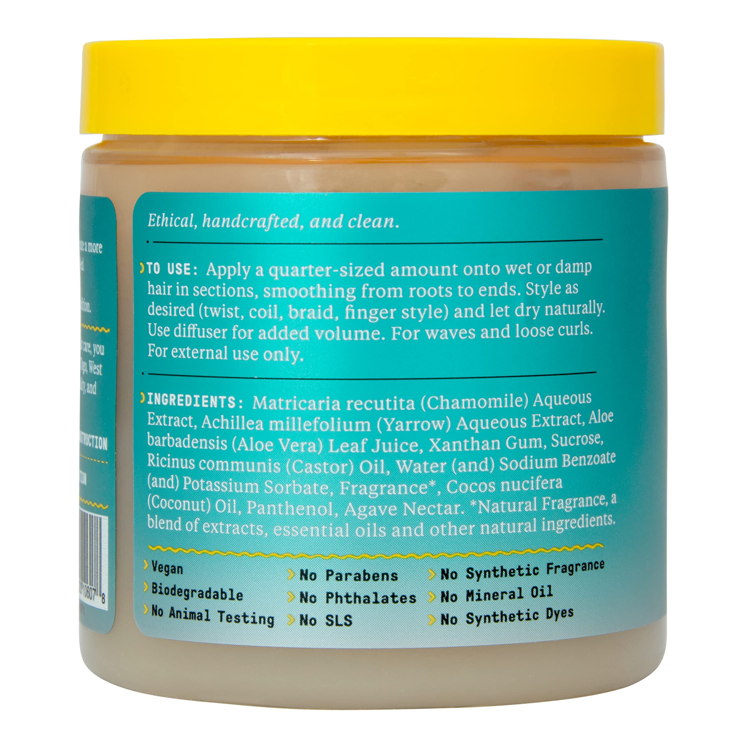 Alaffia Beautiful Curls Curl Enhance Defining Gel Wavy To Curly Hair Products - Thumbnail 3