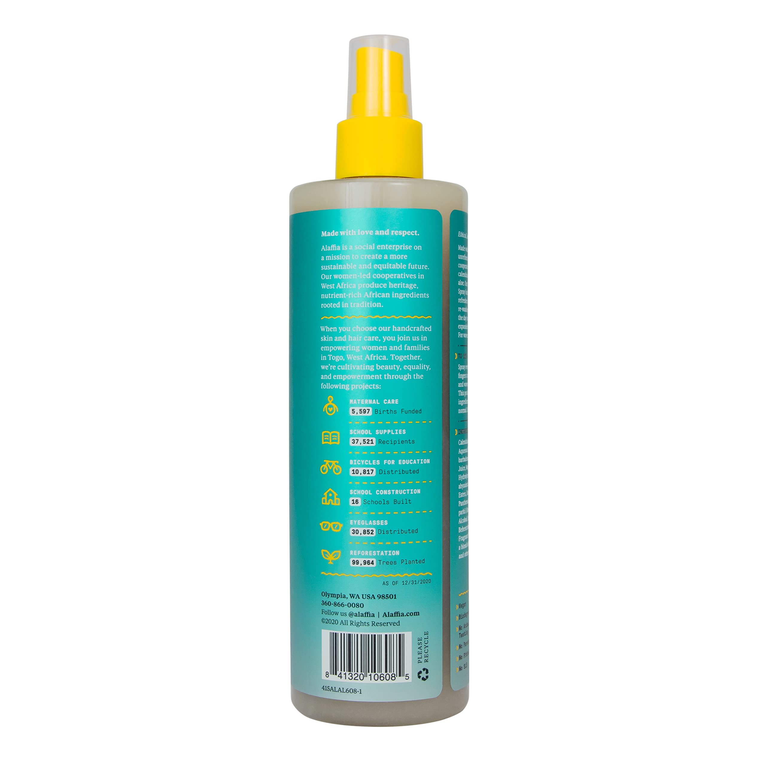 Alaffia Beautiful Curls Curl Enhance Refresher Wavy To Curly Hair Products No - Thumbnail 2