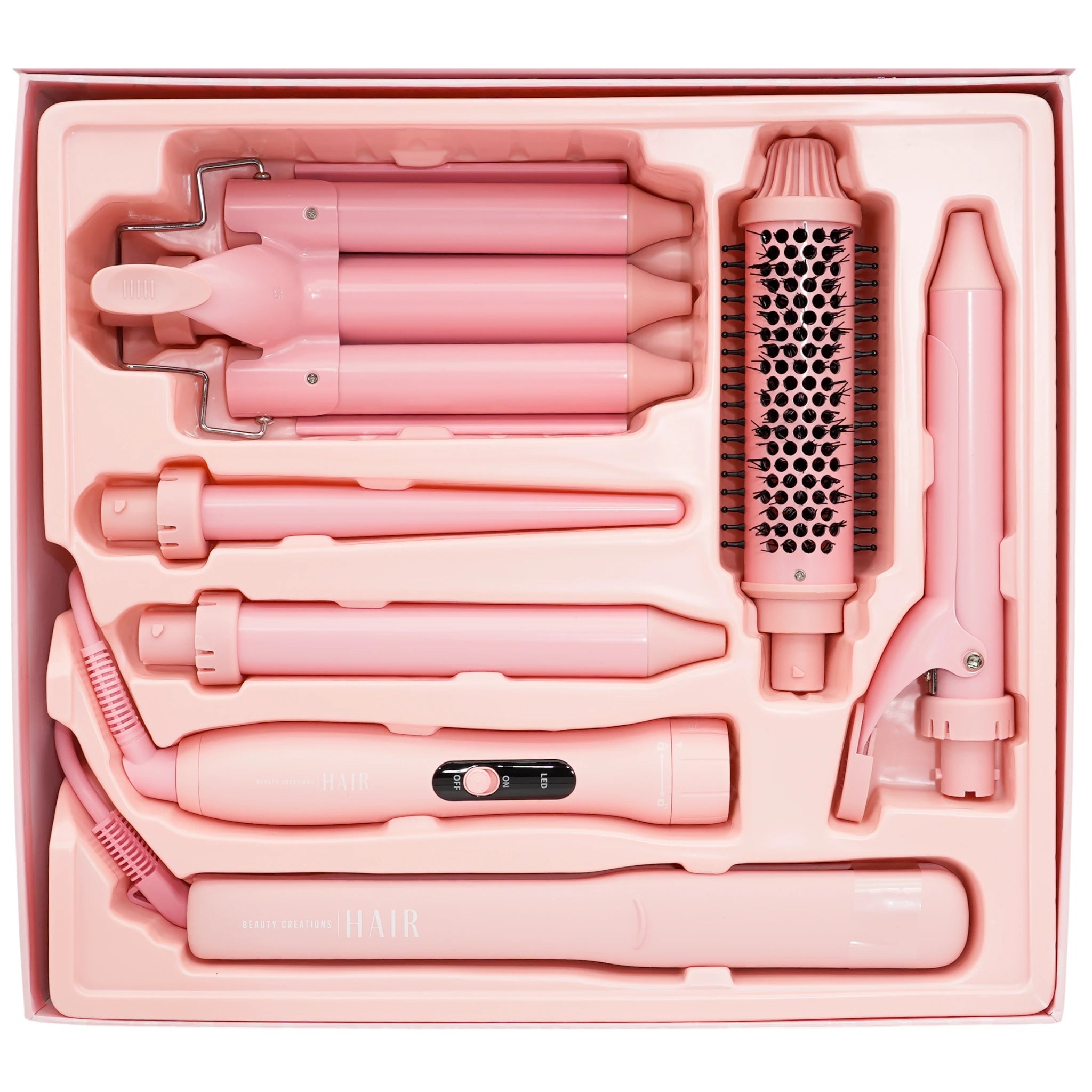 (1) Beauty Creations 5 In 1 Multitasker Hair Set - Pink - Thumbnail 2
