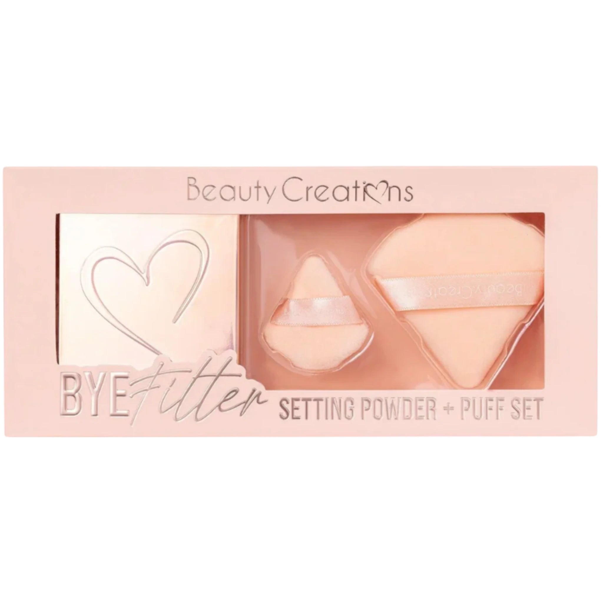 (12-pack) Beauty Creations Bye Filter Pink Cloud Setting Powder + Puff (Set) - Thumbnail 2