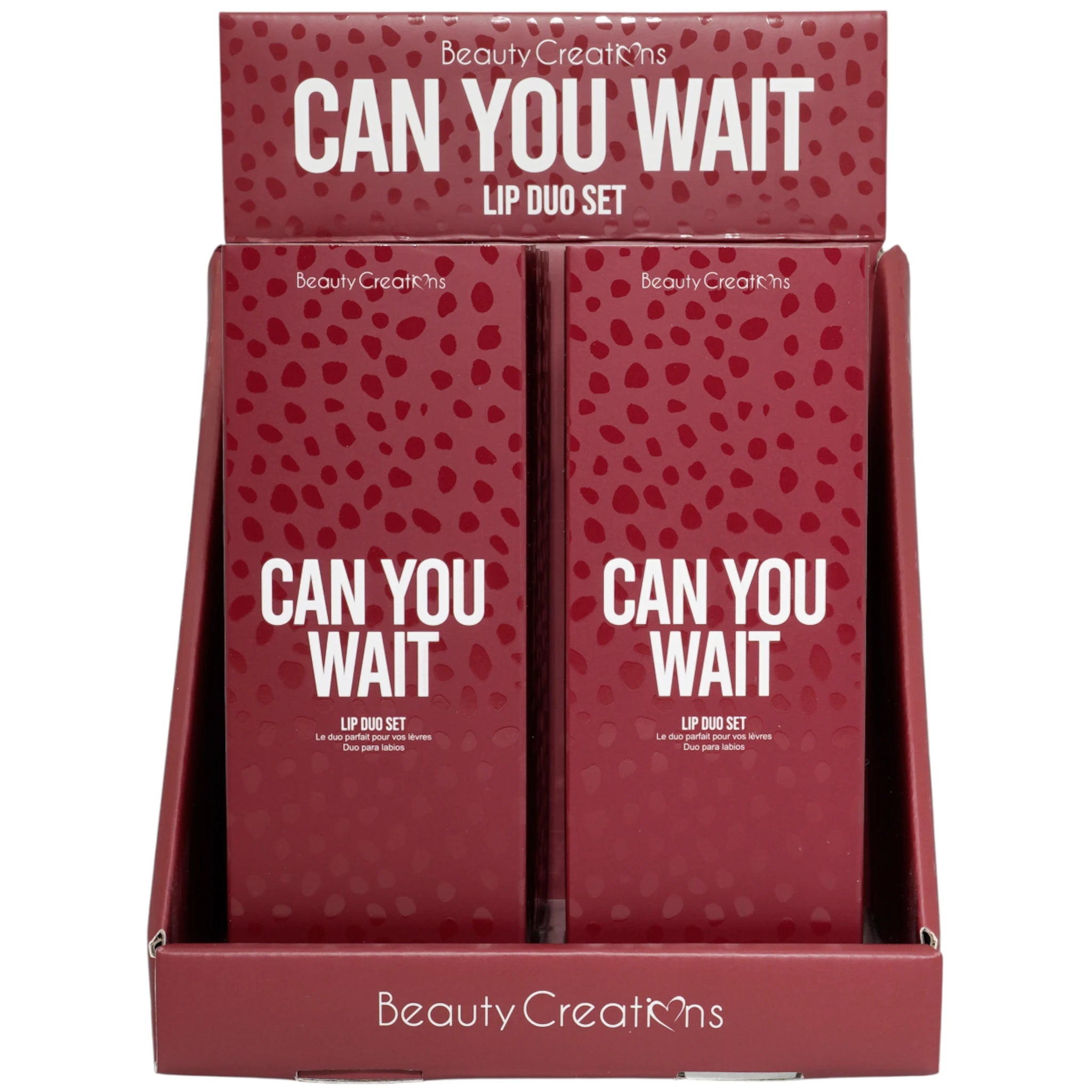 (6-pack) Beauty Creations Can You Wait Lip Duo (Set)