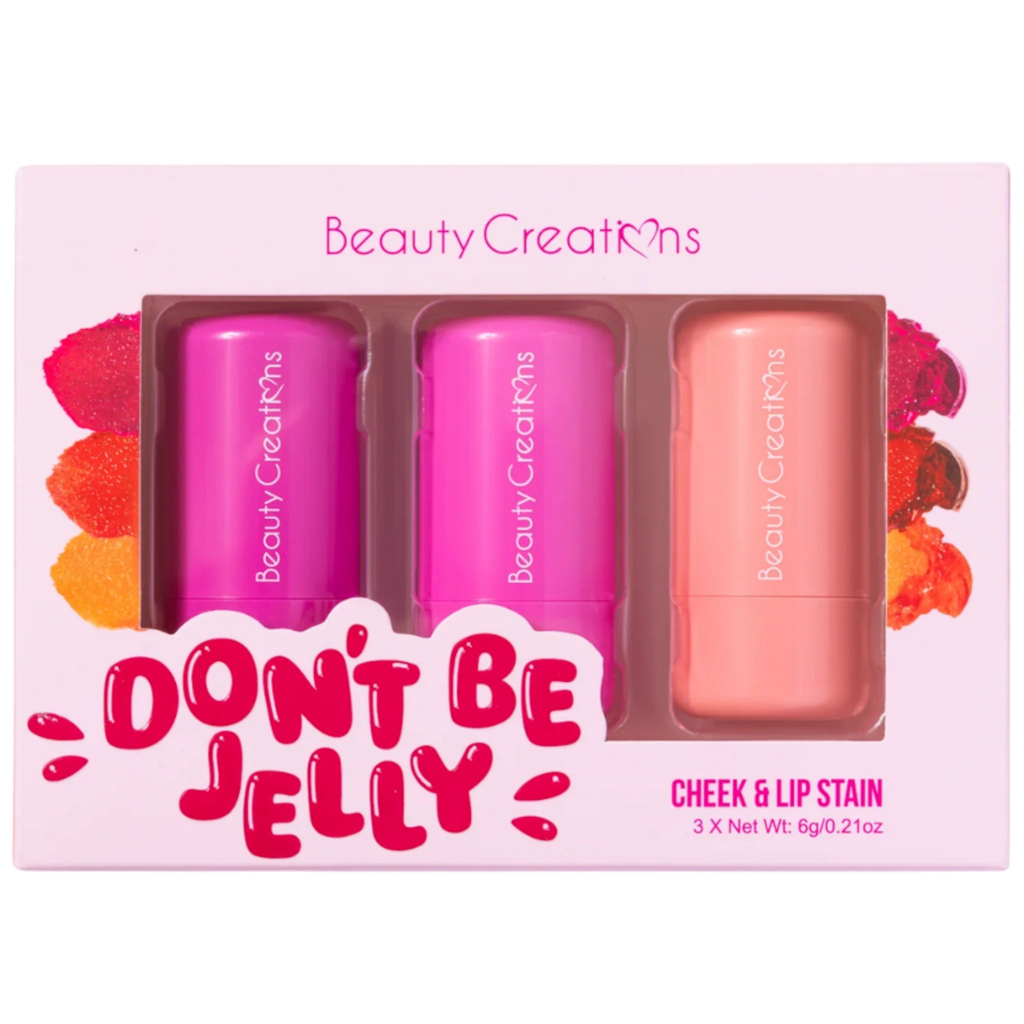 (12-pack) Beauty Creations Don'T Be Jelly Cheek & Lip Stain (Set) - Thumbnail 2