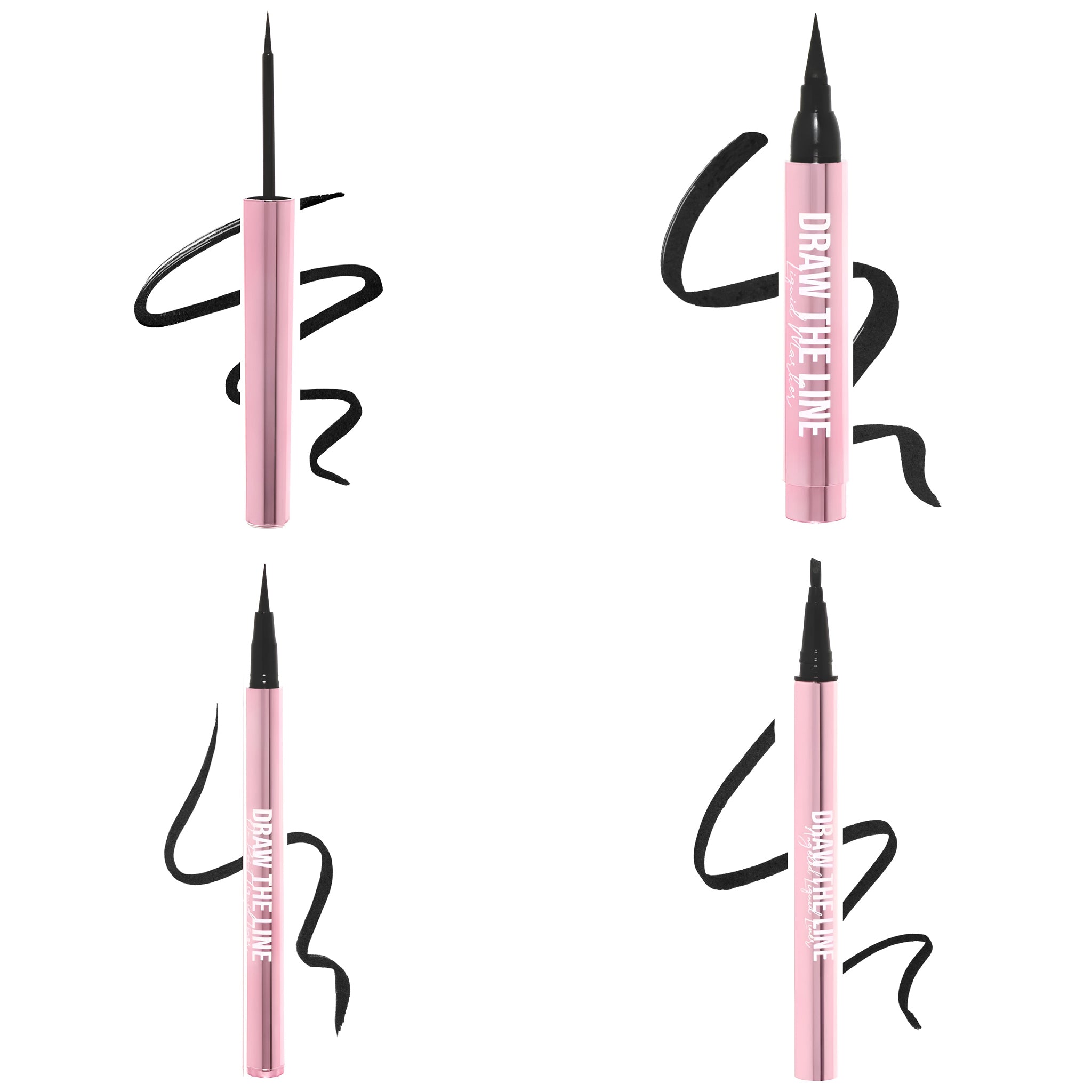 (6-pack) Beauty Creations Draw The Line Liquid Liner (Set) - Thumbnail 2