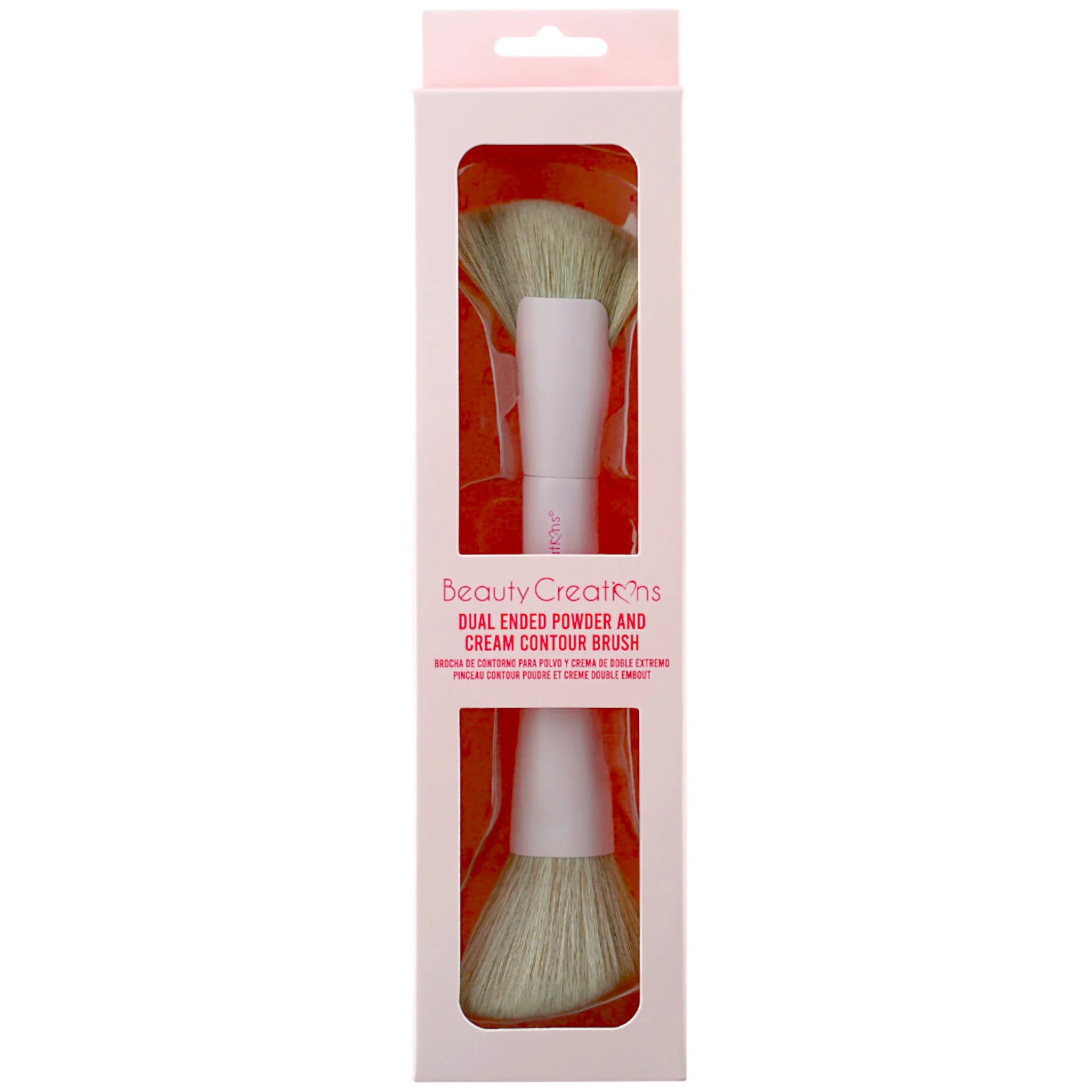 (12-pack) Beauty Creations Dual Enden Powder And Cream Contour Brush - Thumbnail 2