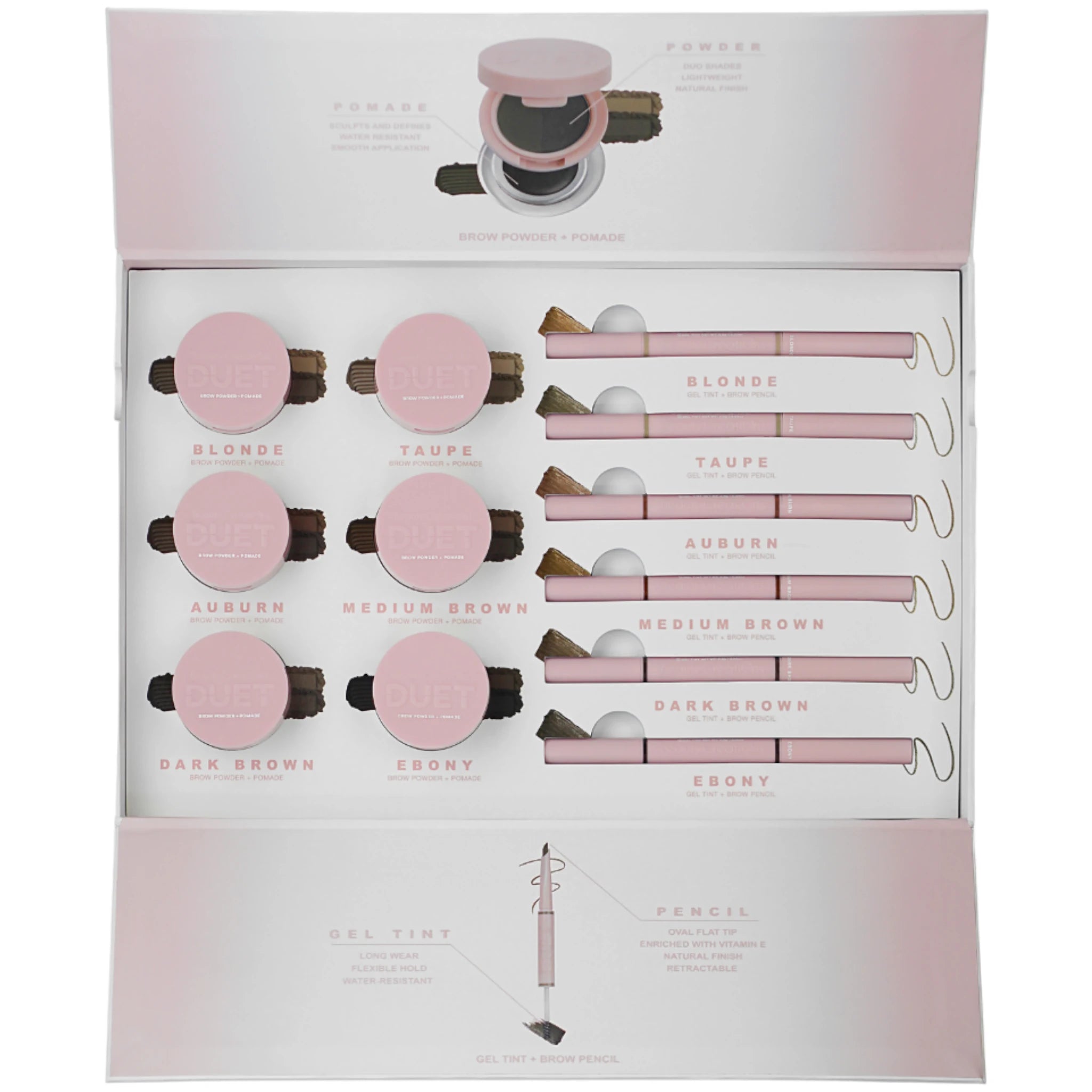 (1) Beauty Creations Duet Brow Pencil + Brow Pod Pr Box