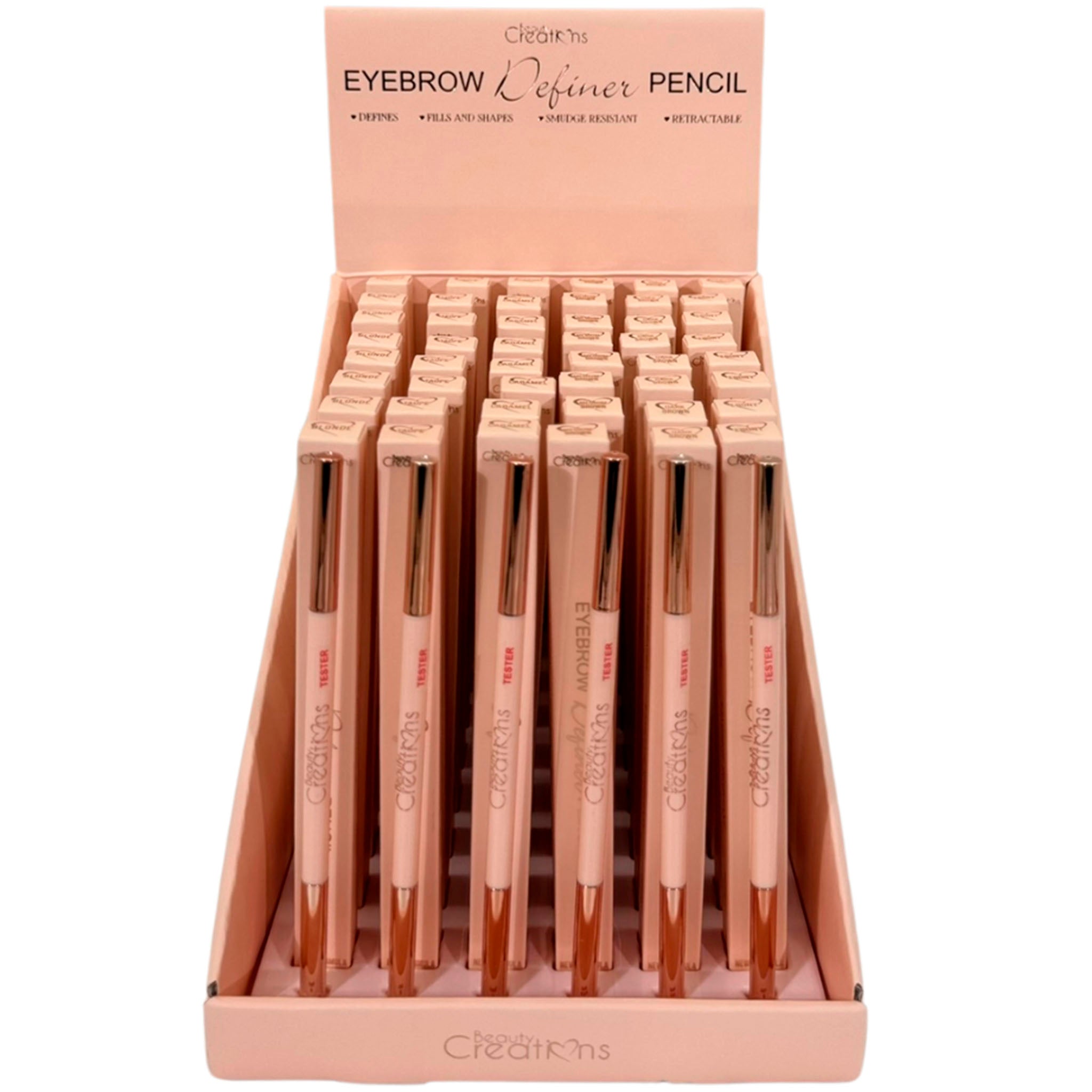 (48-pack) BEAUTY CREATIONS - Eyebrow Definer Pencil (Various Shades)