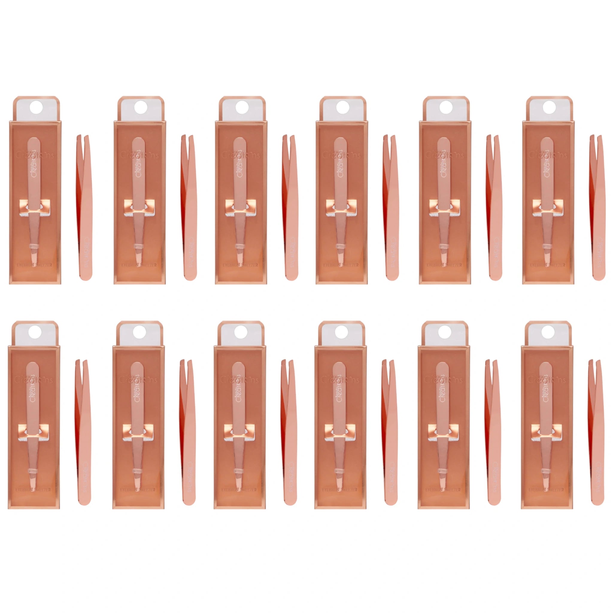 (12-pack) Beauty Creations Eyebrow Tweezer