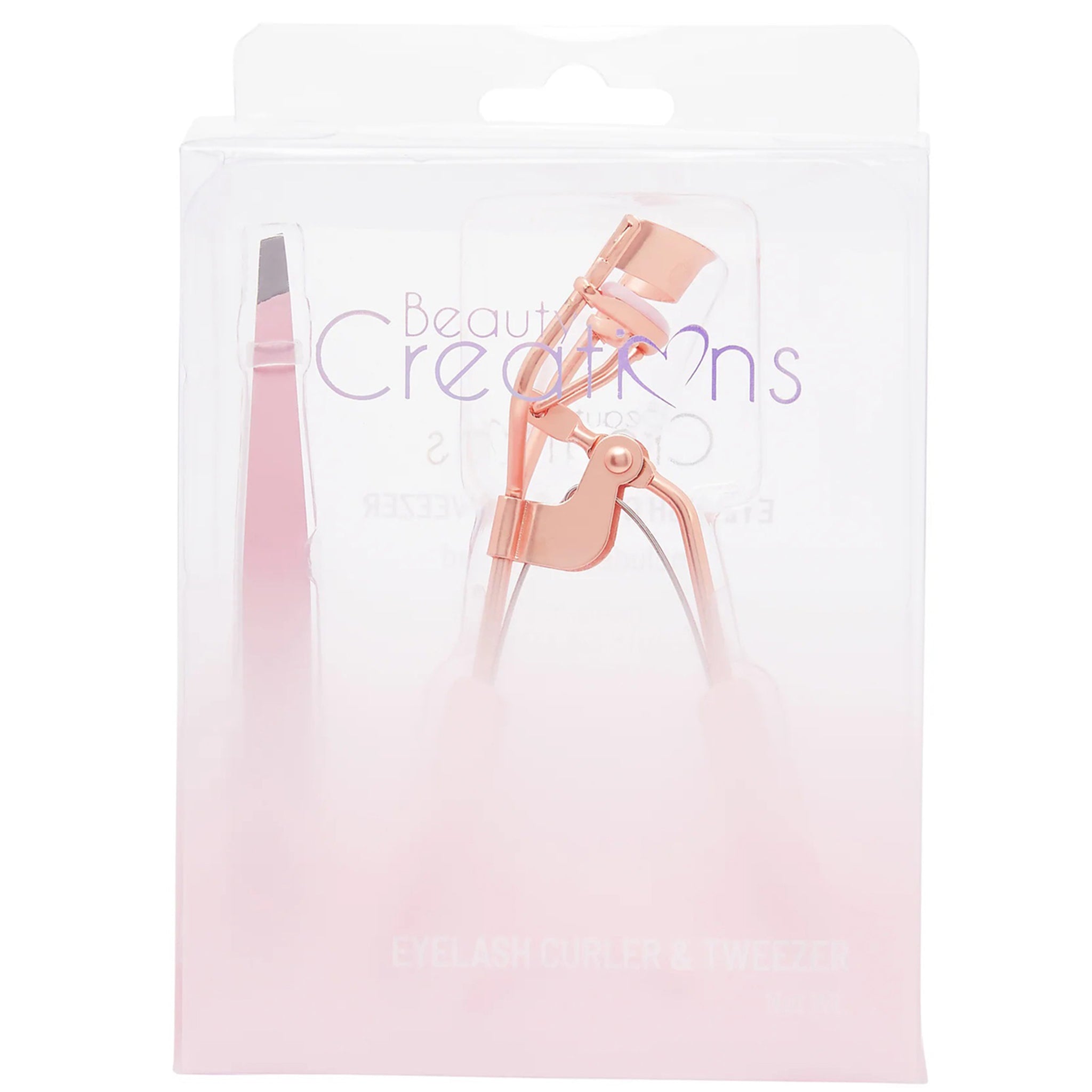 (12-pack) Beauty Creations Eyelash Curler & Tweezer (Set) - Thumbnail 2