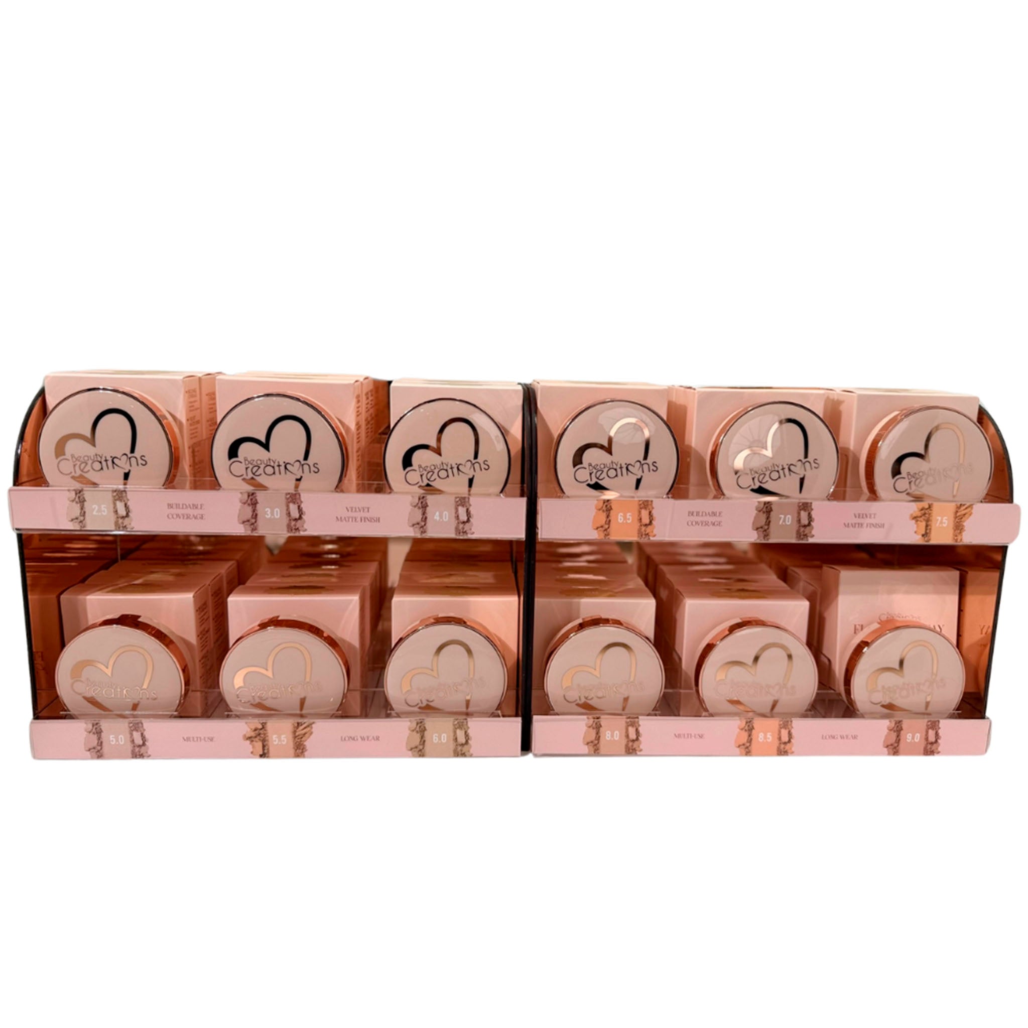 (72-pack) Beauty Creations Flawless Stay Powder Foundation + 12 Tester