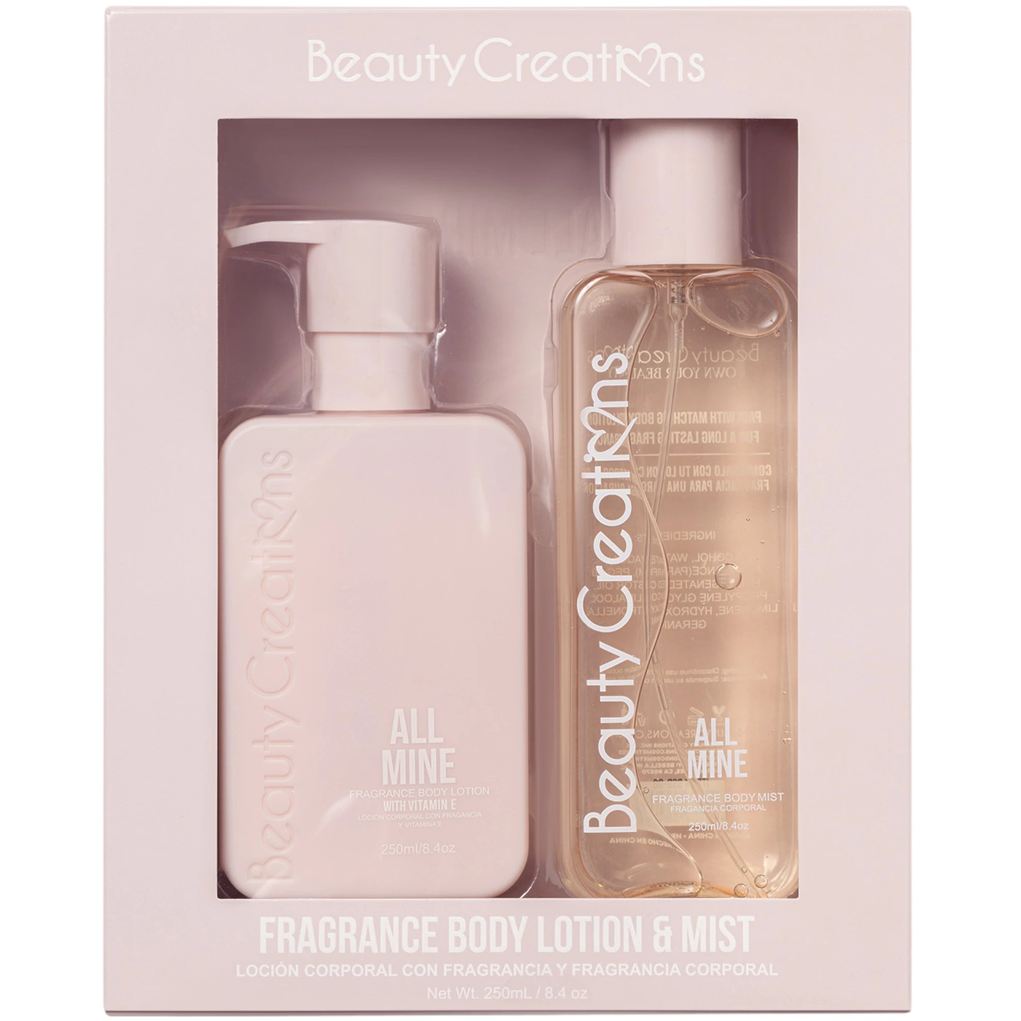 (12-pack) Beauty Creations Fragance Body Lotion & Mist All Mine (Set) - Thumbnail 2