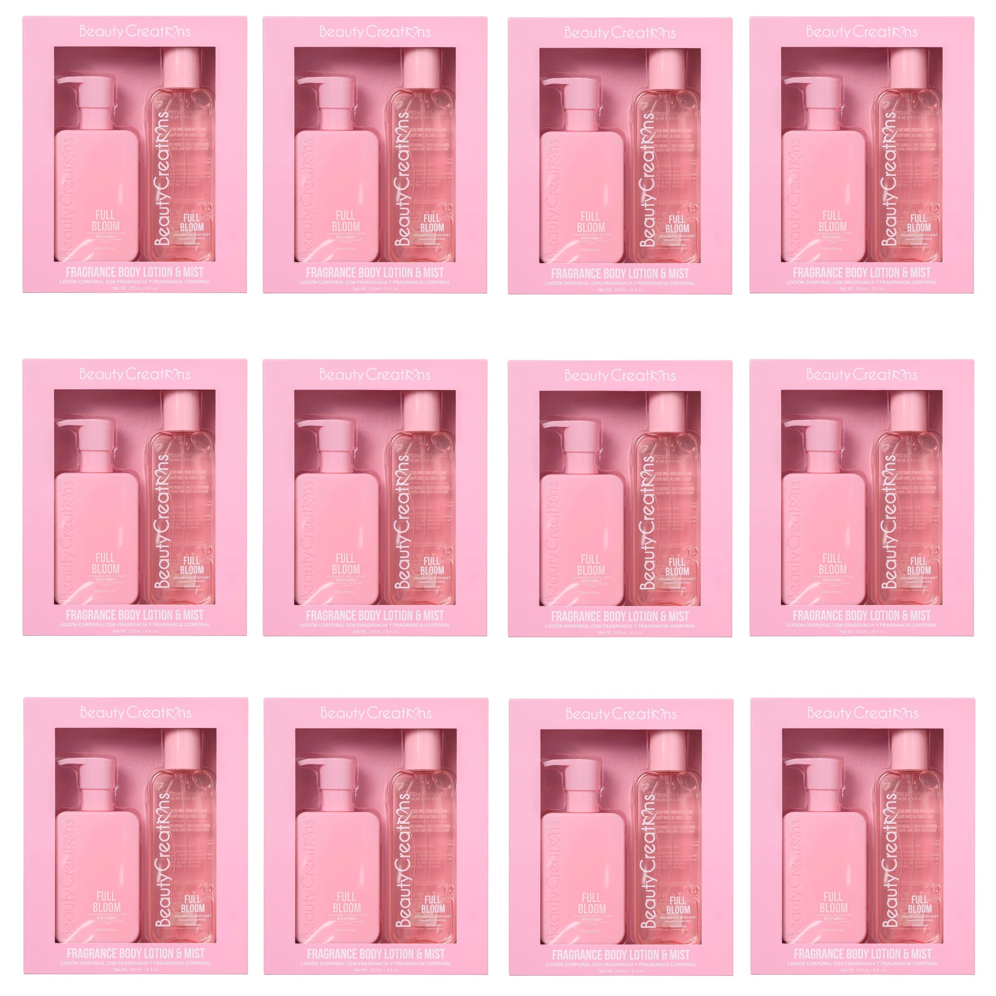 (12-pack) Beauty Creations Fragance Body Lotion & Mist Full Bloom (Set)