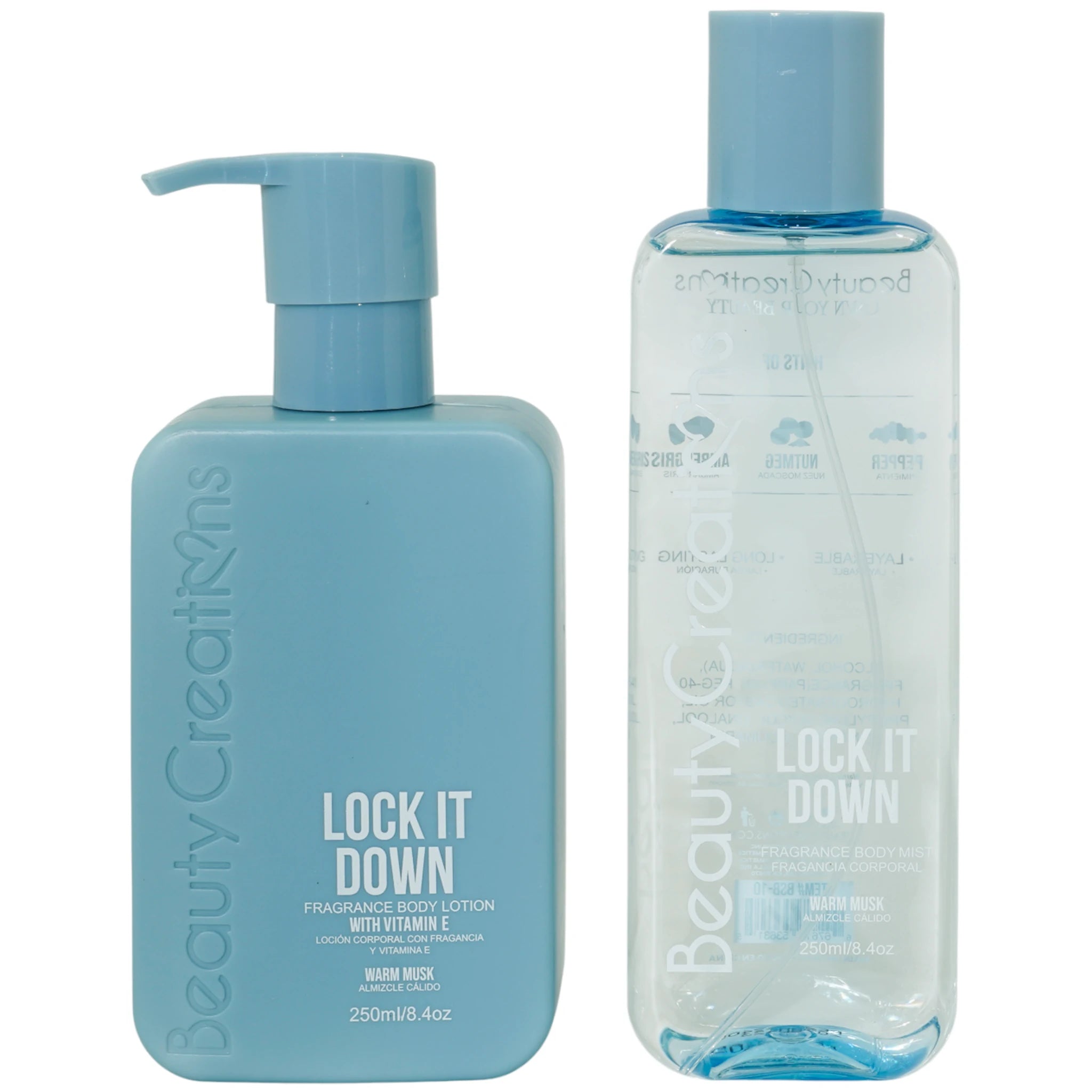 (12-pack) Beauty Creations Fragance Body Lotion & Mist Lock It Down (Set) - Thumbnail 2