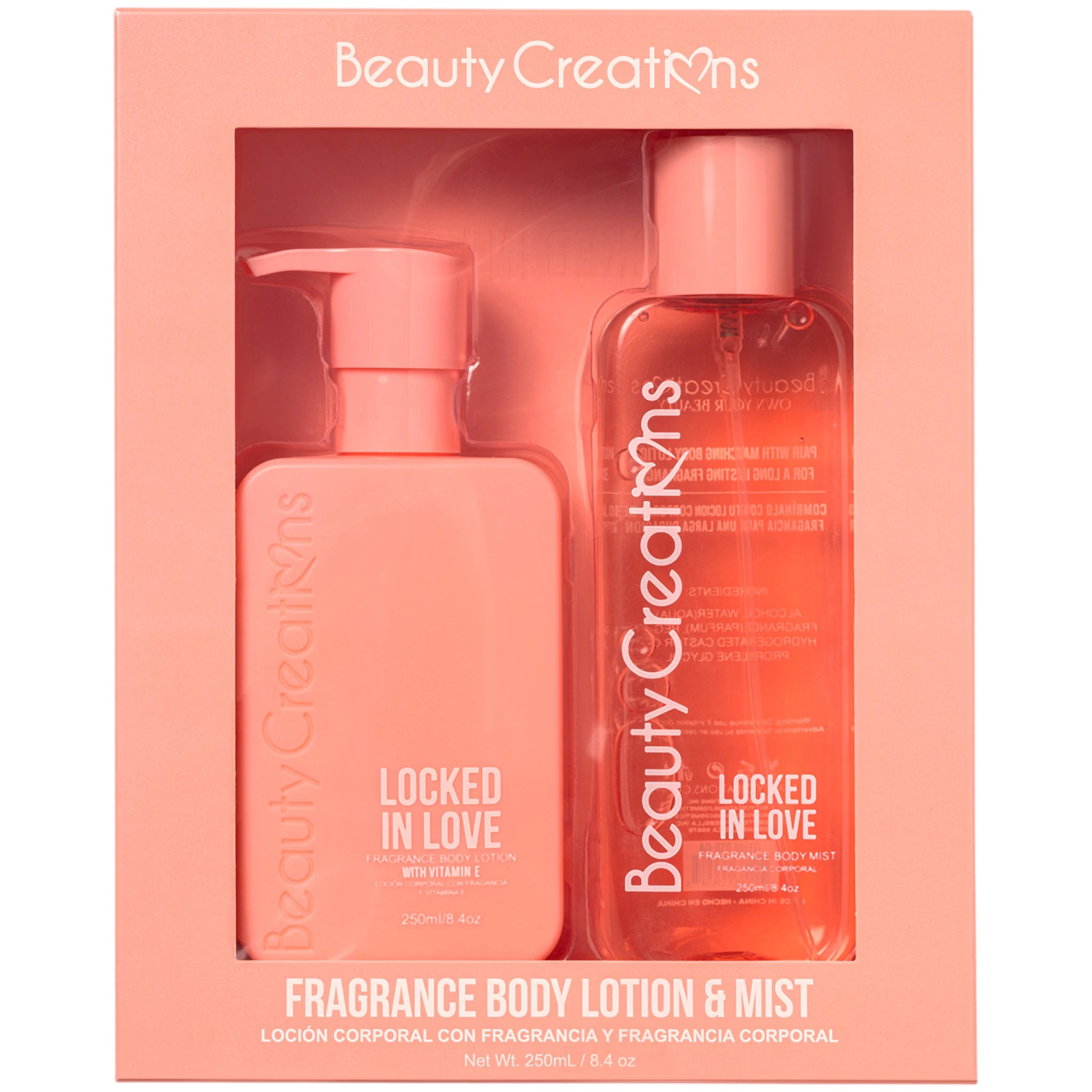 (12-pack) Beauty Creations Fragance Body Lotion & Mist Locked In Love (Set) - Thumbnail 2