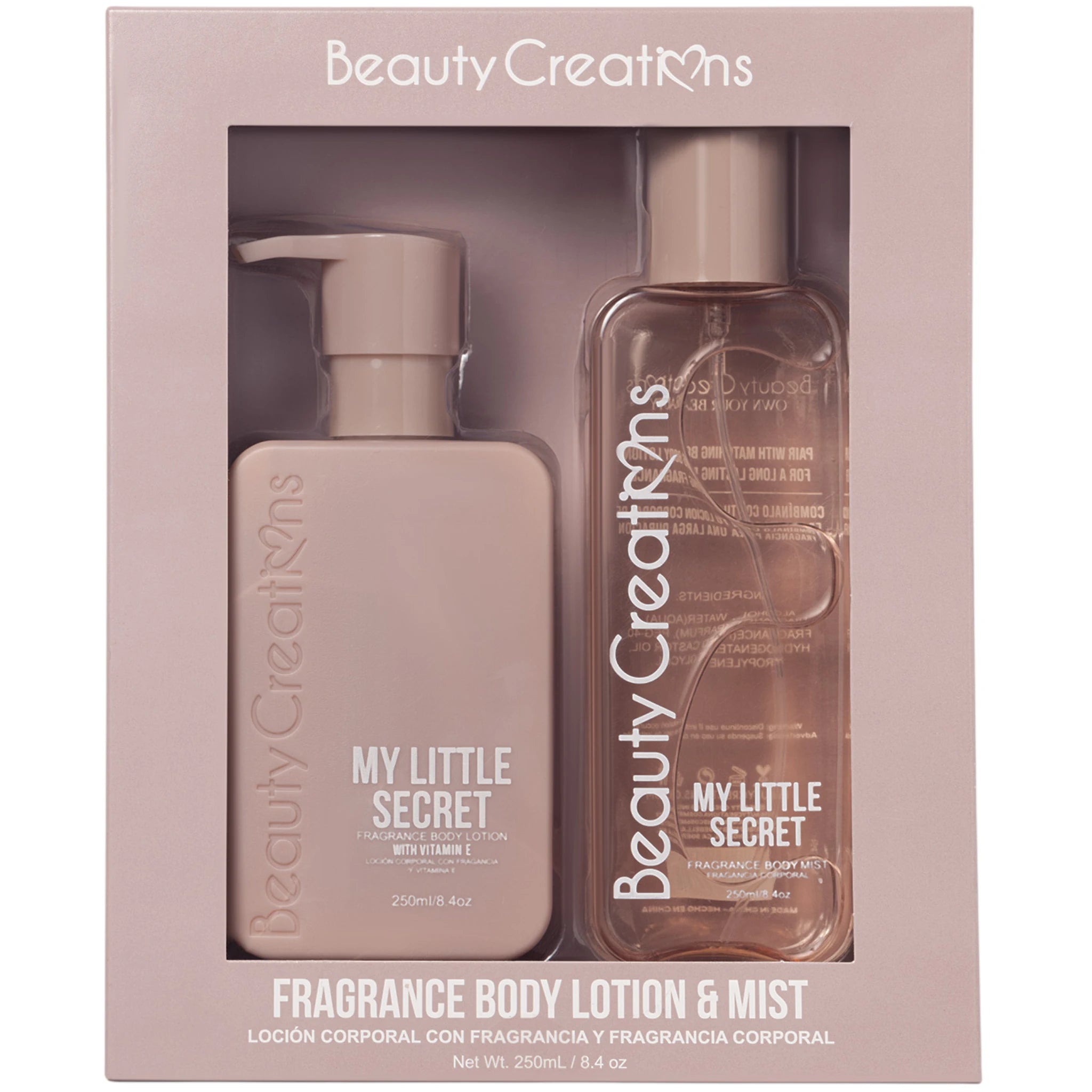 (12-pack) Beauty Creations Fragance Body Lotion & Mist My Little Secret (Set) - Thumbnail 2