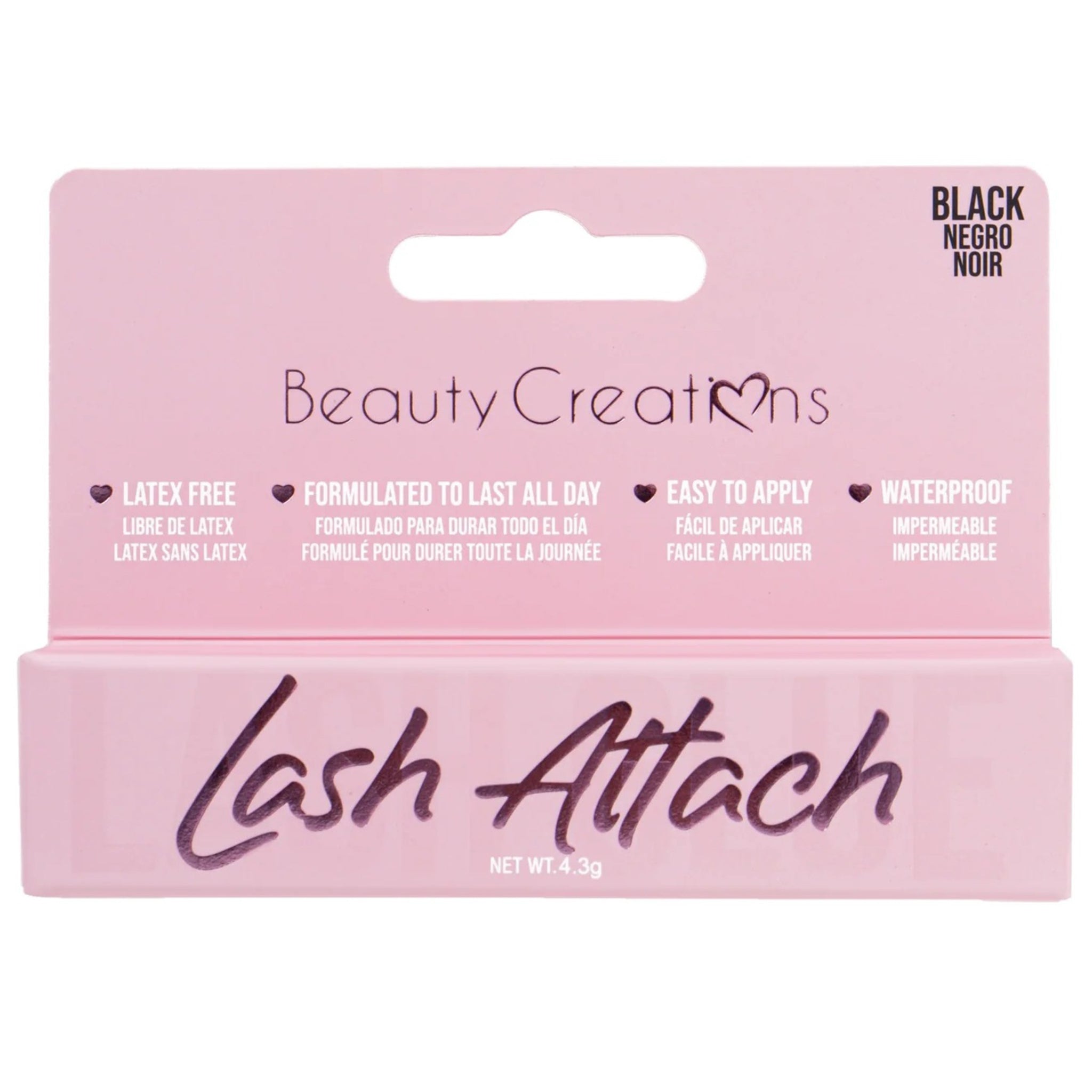 (12-pack) Beauty Creations Lash Attach Lash Glue Brush Applicator Black - Thumbnail 2